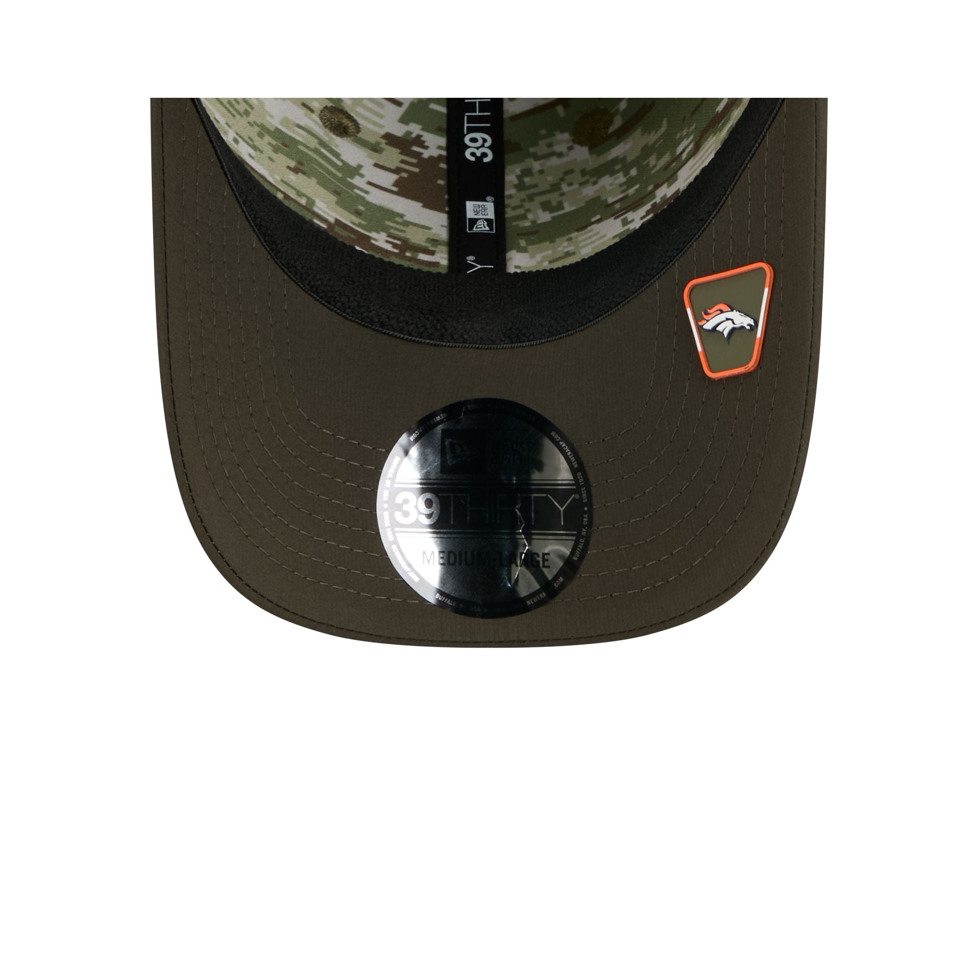 Denver Broncos 2025 Salute to Service 39THIRTY Stretch Fit Hat - Image 7