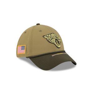 Jacksonville Jaguars 2025 Salute to Service 39THIRTY Stretch Fit Hat