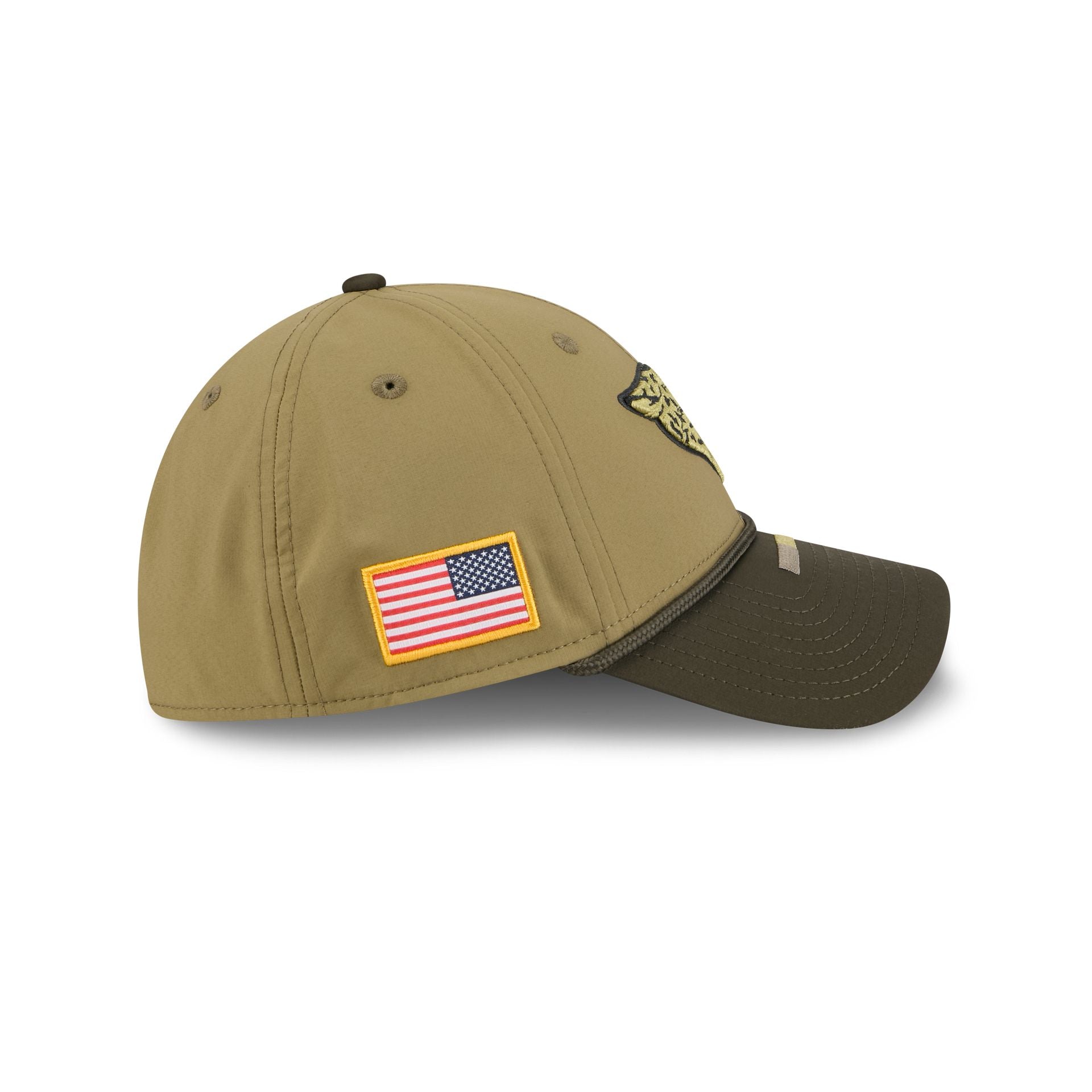 Jacksonville Jaguars 2025 Salute to Service 39THIRTY Stretch Fit Hat - Image 4