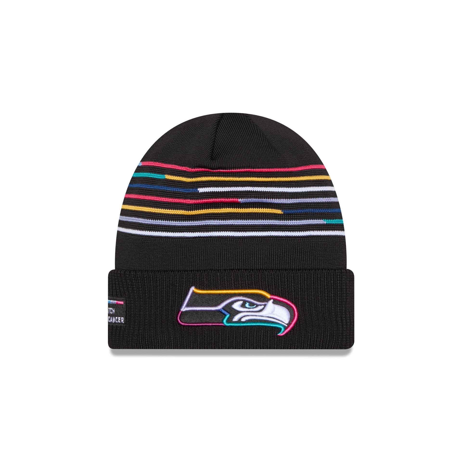 Seattle Seahawks 2025 Crucial Catch Cuff Knit Hat