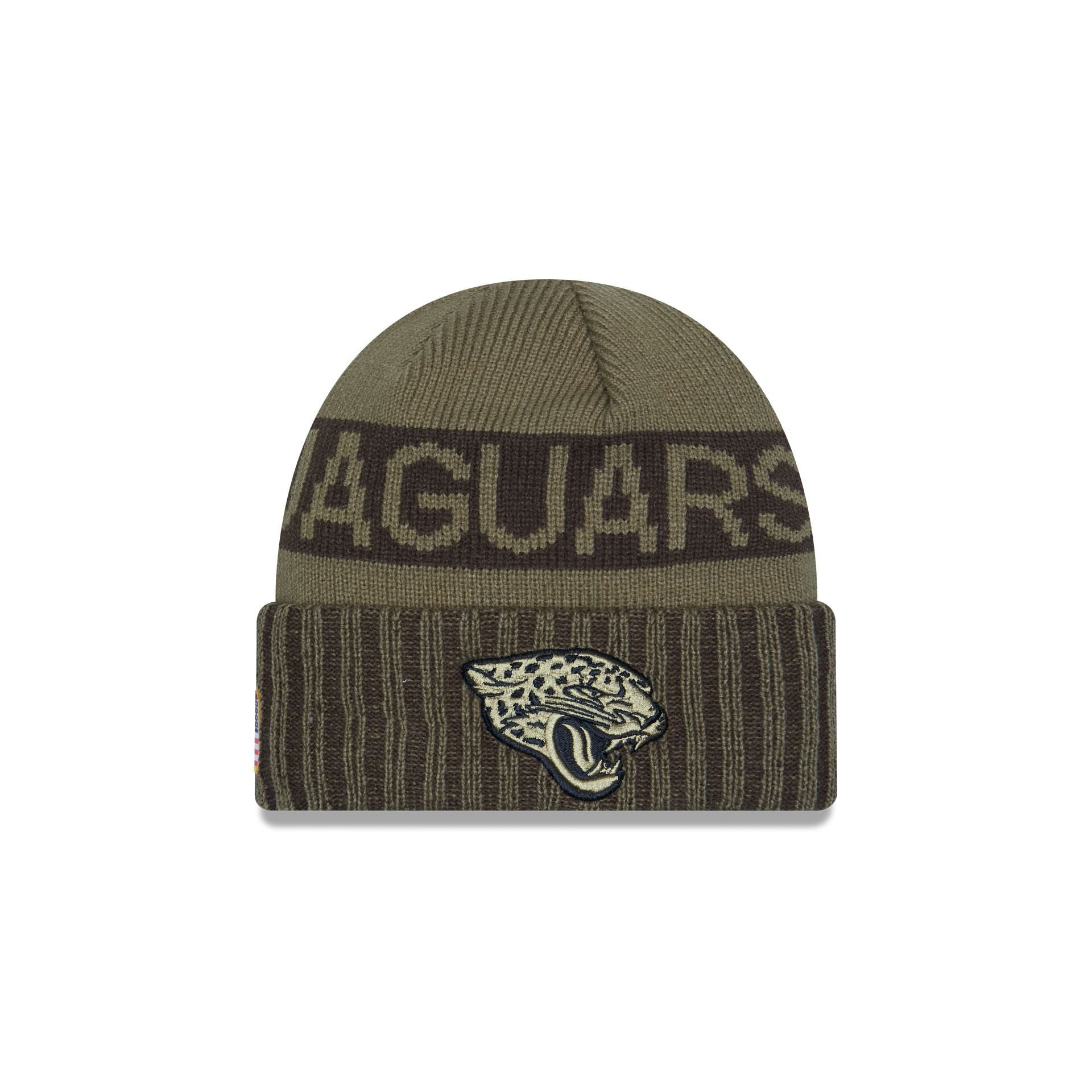 Jacksonville Jaguars 2025 Salute to Service Cuff Knit Hat