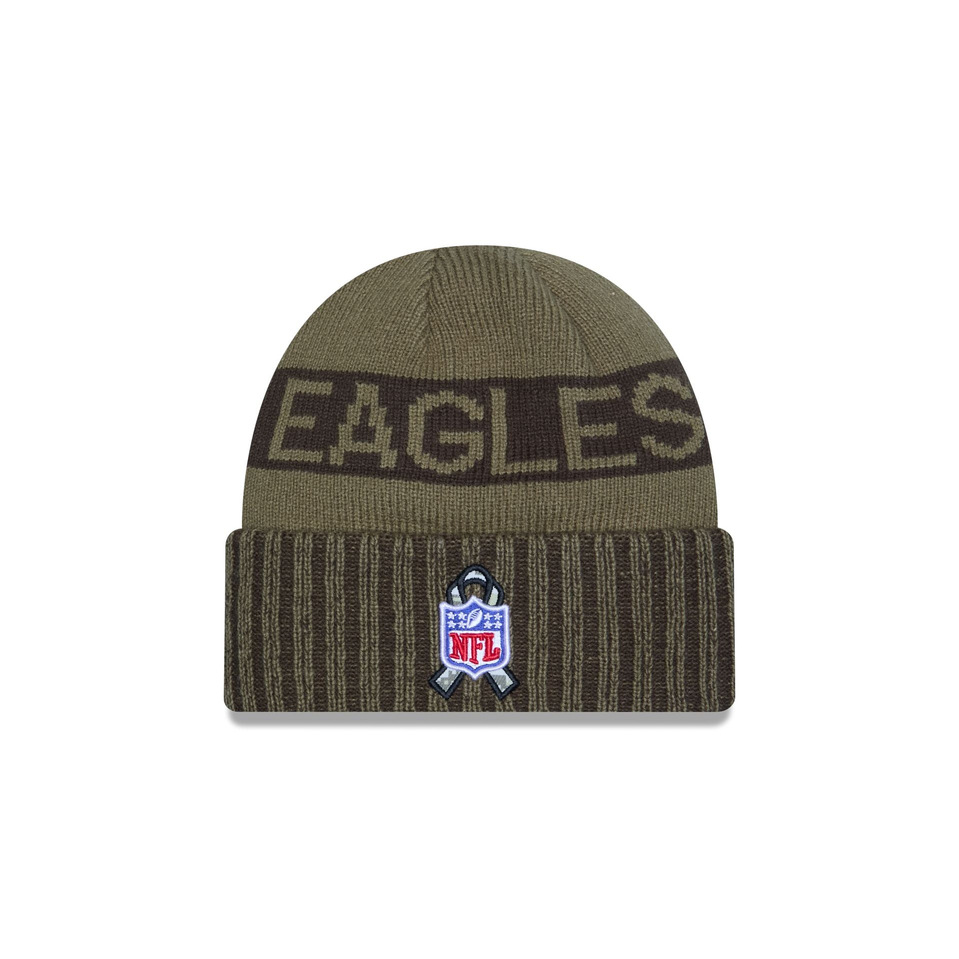 Philadelphia Eagles 2025 Salute to Service Cuff Knit Hat - Image 4