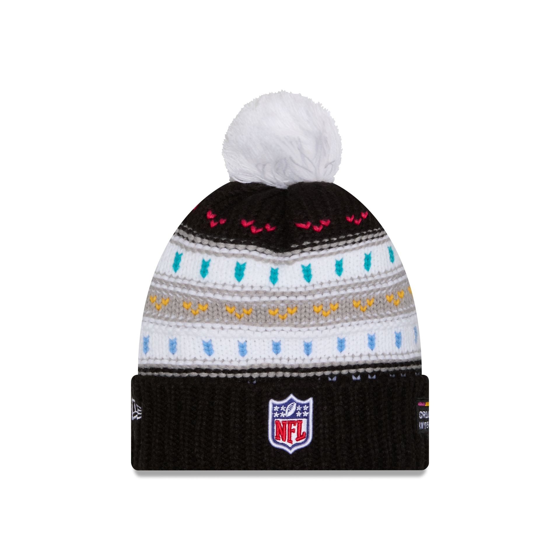 Philadelphia Eagles 2025 Crucial Catch Women's Pom Knit Hat - Image 4