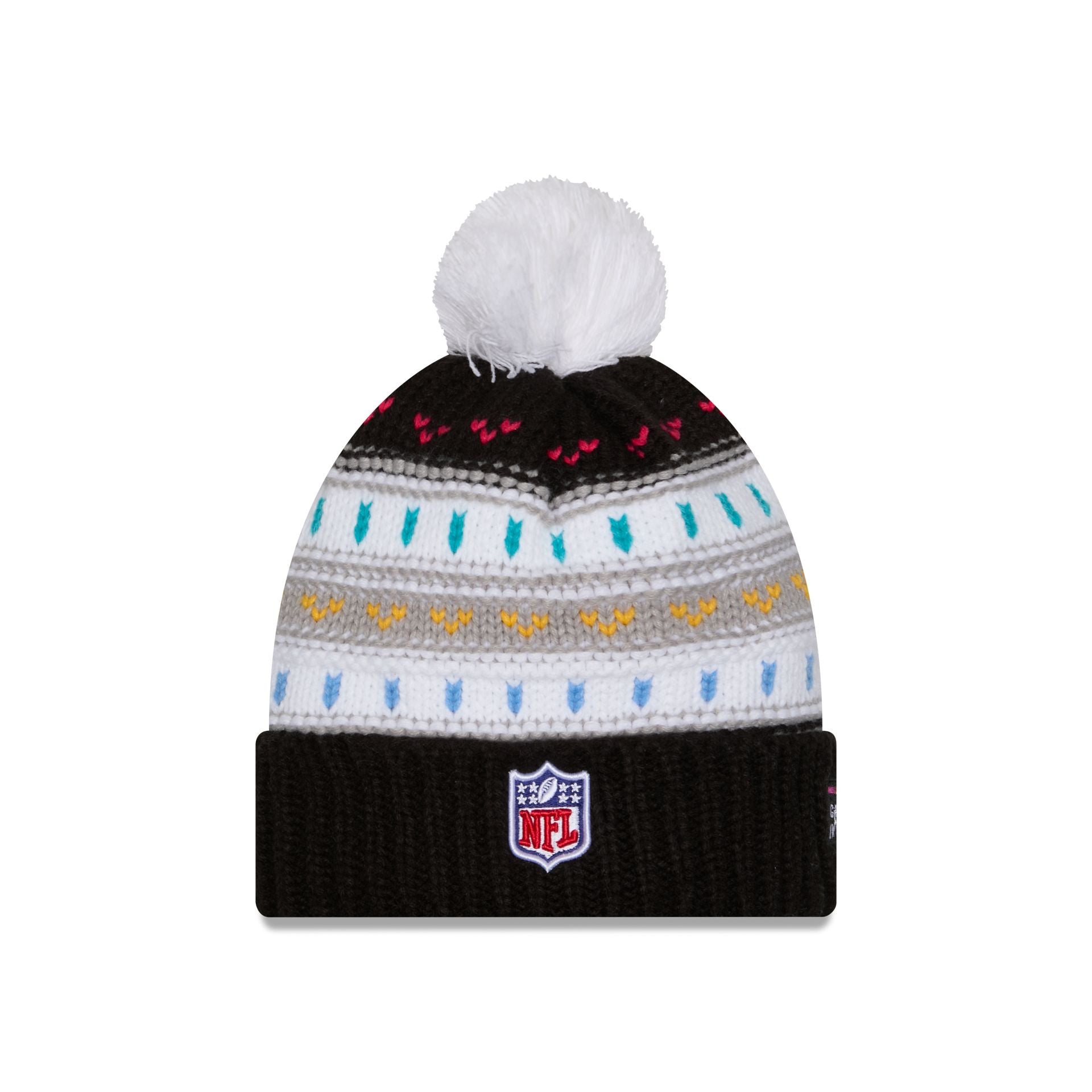 Dallas Cowboys 2025 Crucial Catch Women's Pom Knit Hat - Image 4