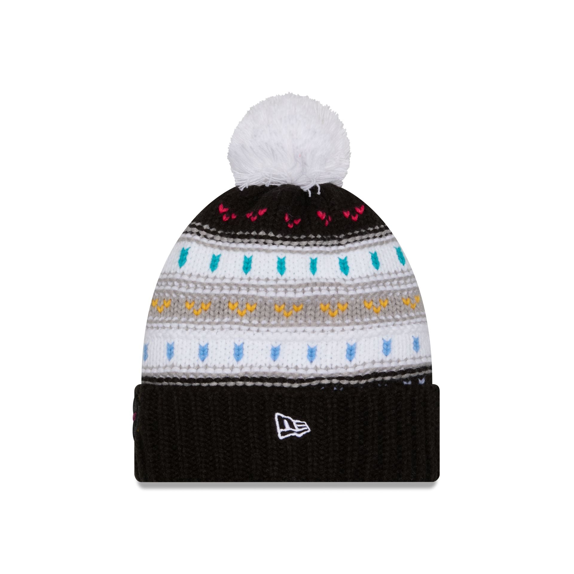 Buffalo Bills 2025 Crucial Catch Women's Pom Knit Hat - Image 3