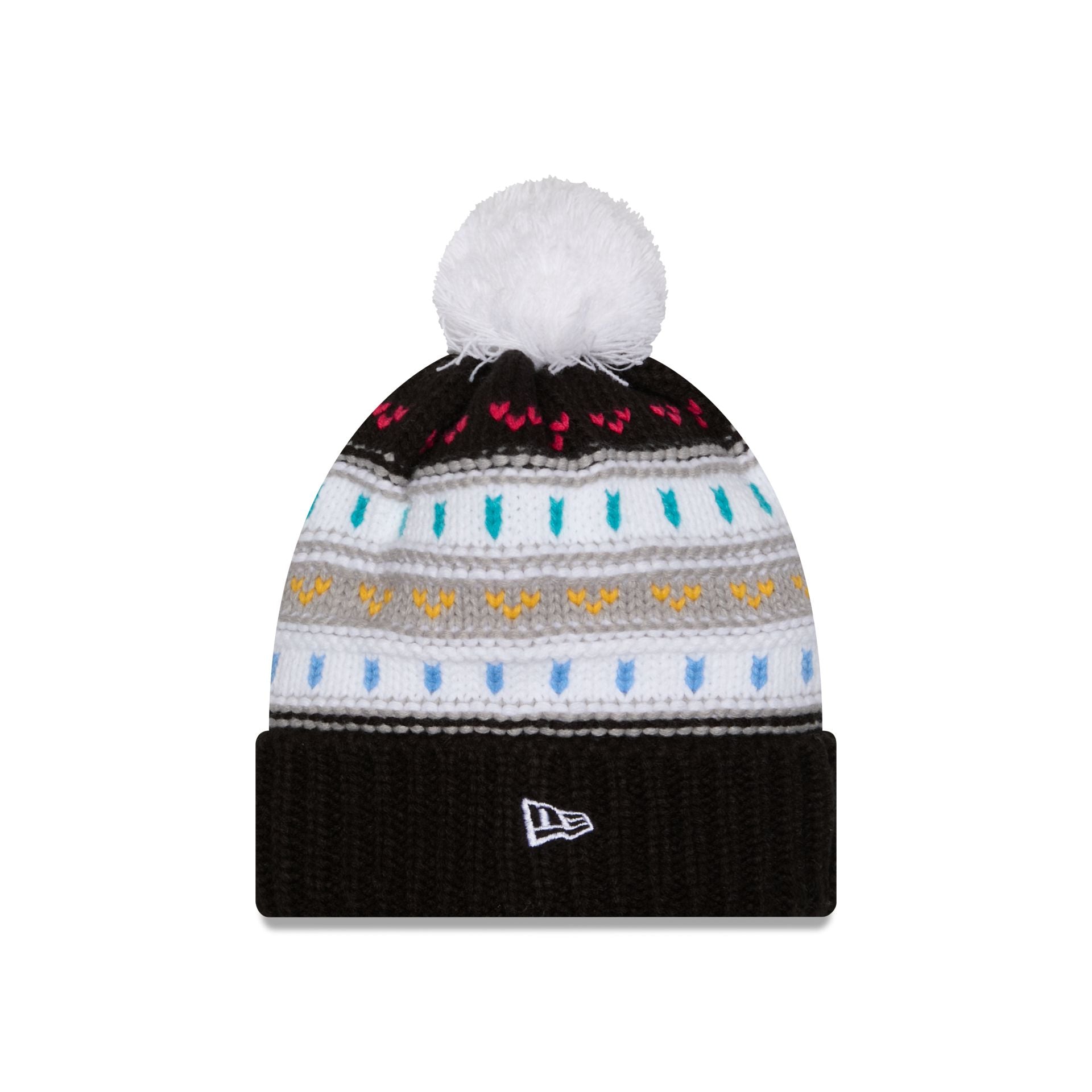 Detroit Lions 2025 Crucial Catch Women's Pom Knit Hat - Image 3