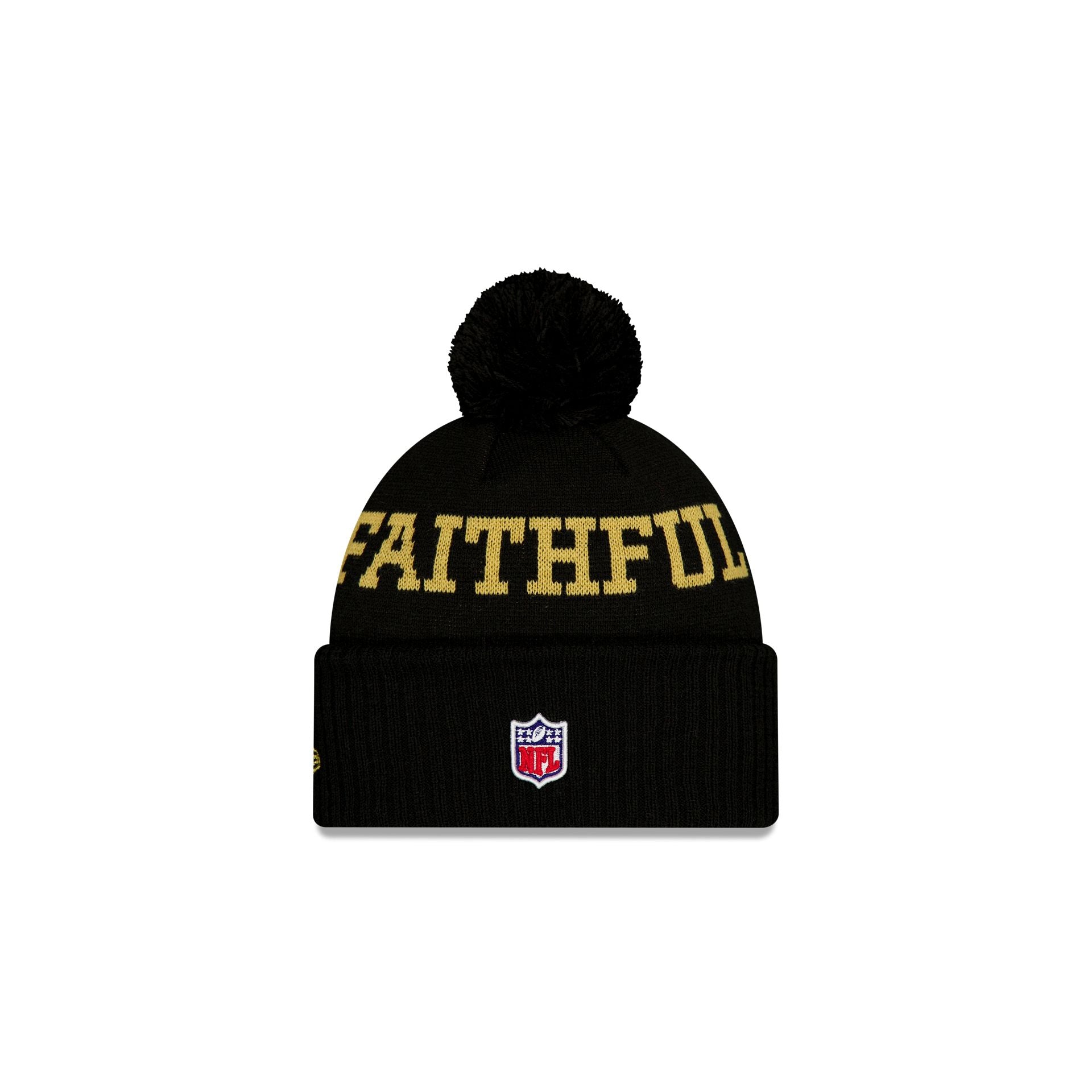 San Francisco 49ers 2025 NFL Rivalries Kids Pom Knit Hat - Image 3