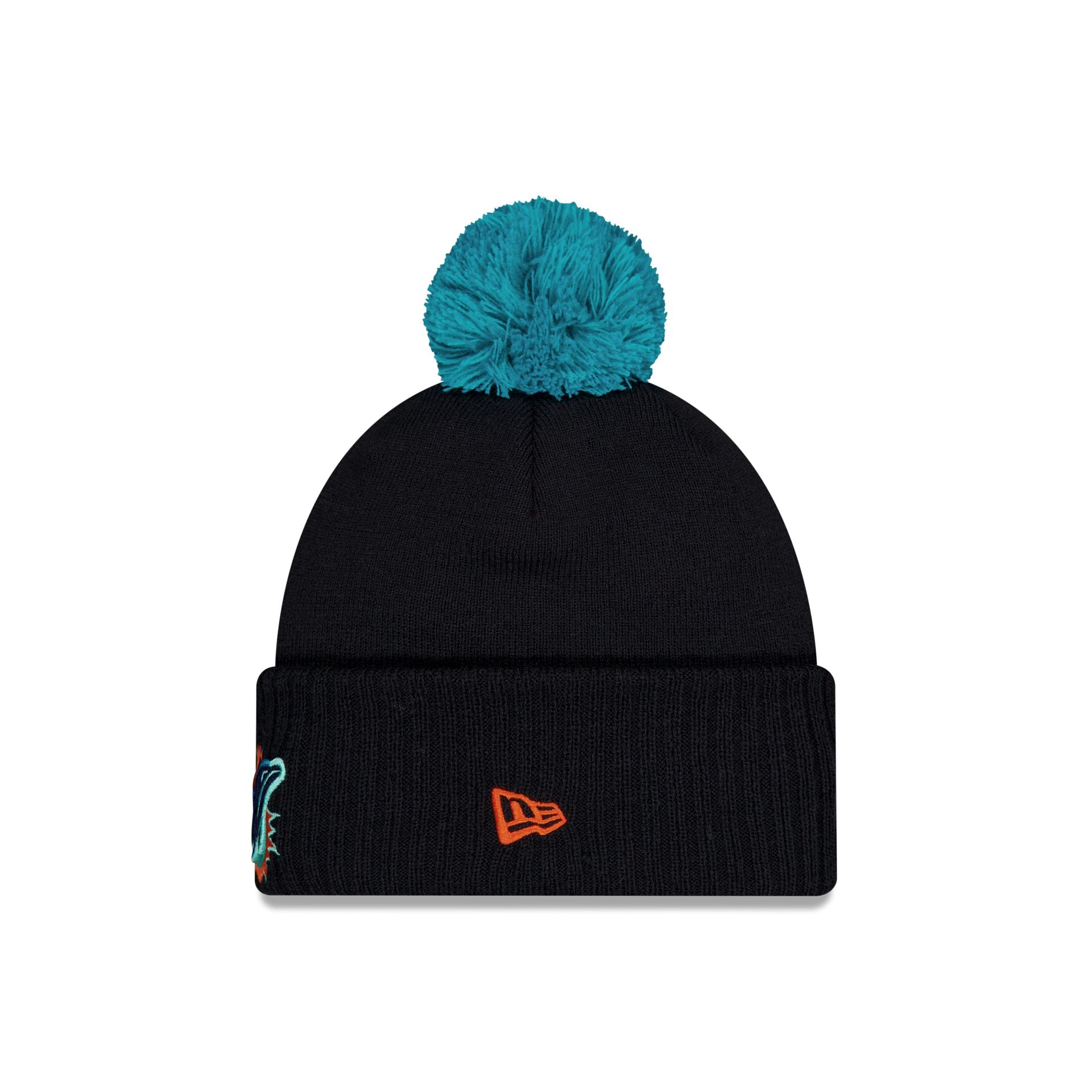 Miami Dolphins 2025 NFL Rivalries Pom Knit Hat - Image 2