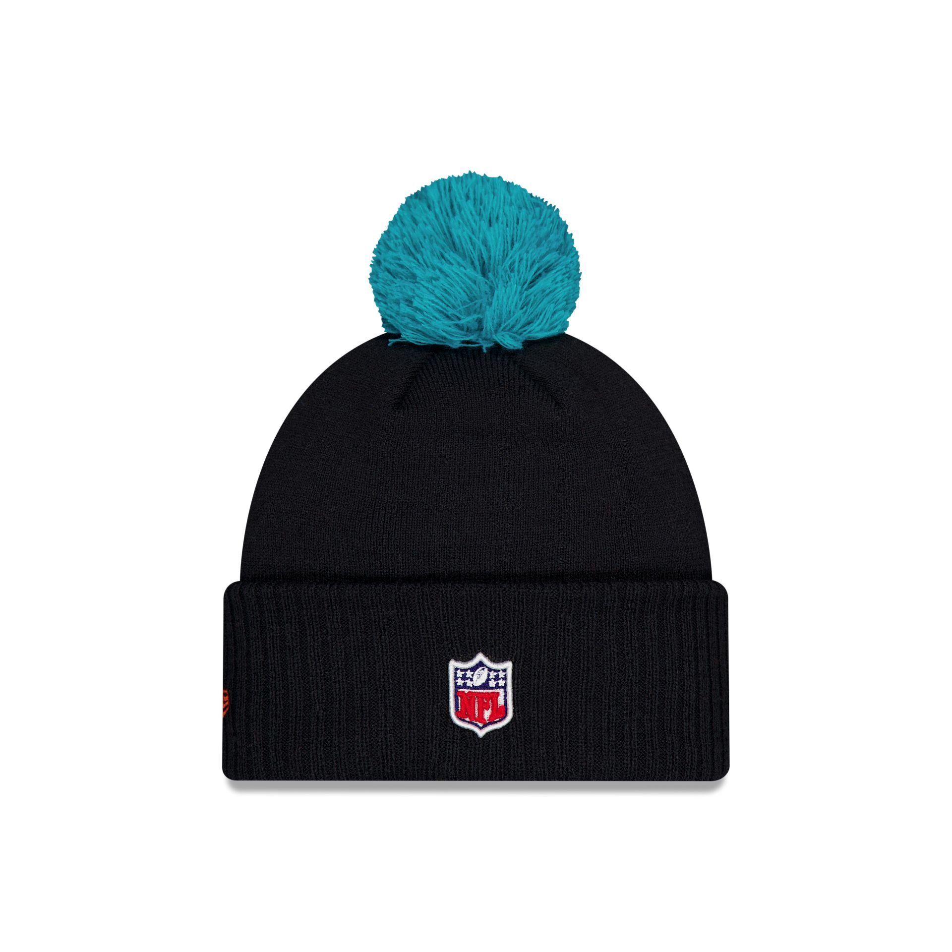 Miami Dolphins 2025 NFL Rivalries Pom Knit Hat - Image 3
