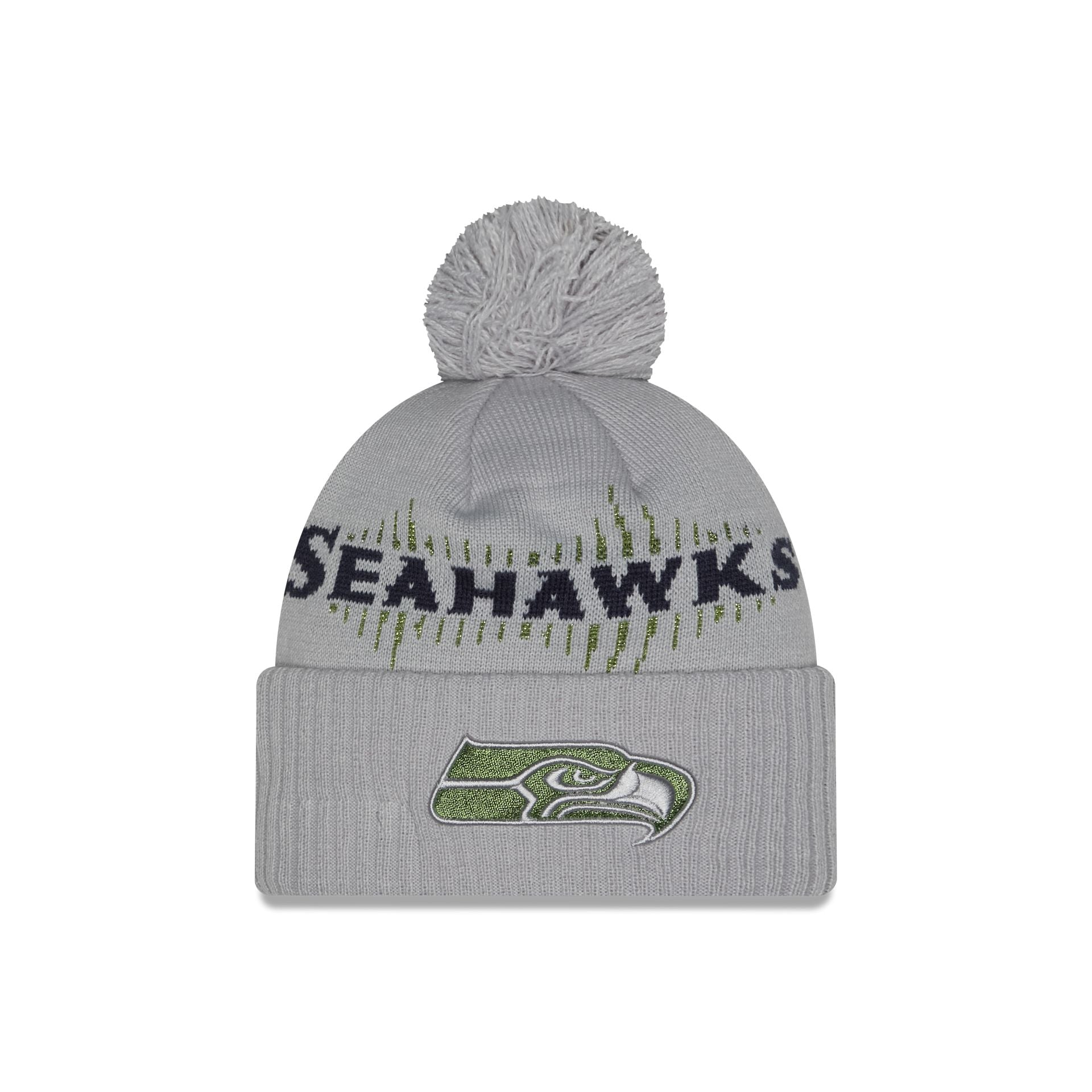 Seattle Seahawks 2025 NFL Rivalries Pom Knit Hat