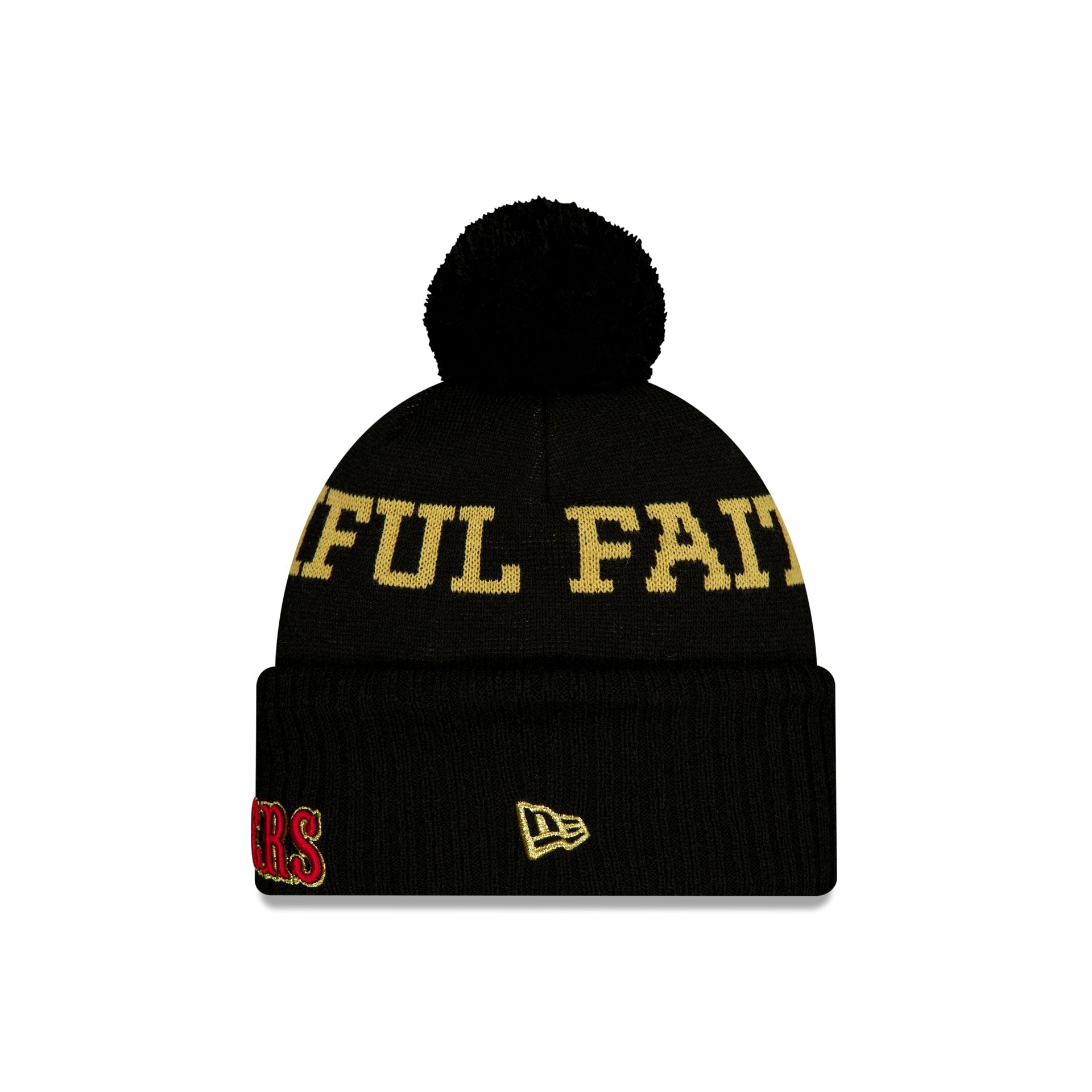 San Francisco 49ers 2025 NFL Rivalries Pom Knit Hat - Image 2