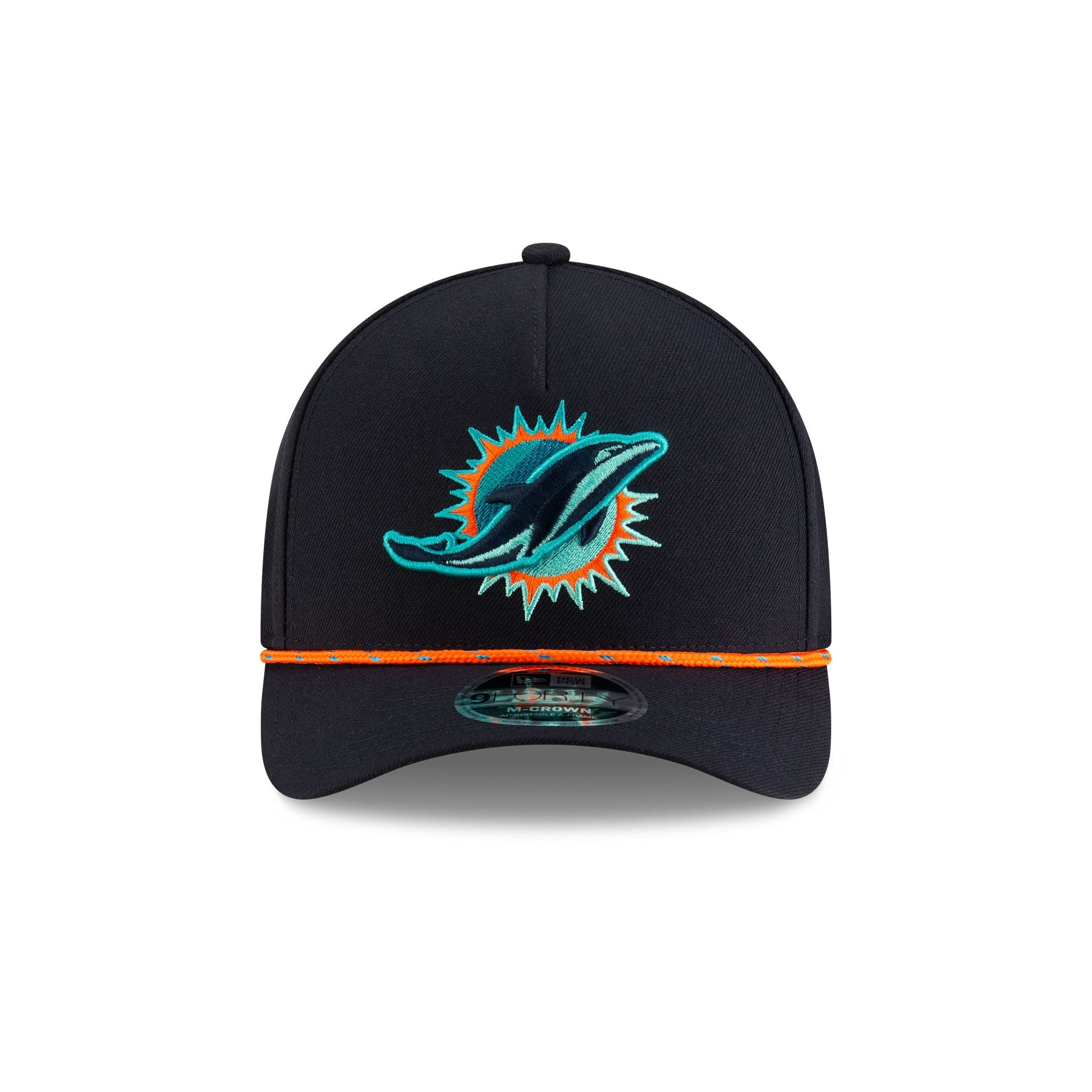 Miami Dolphins 2025 NFL Rivalries 9FORTY M-Crown A-Frame Snapback Hat - Image 2