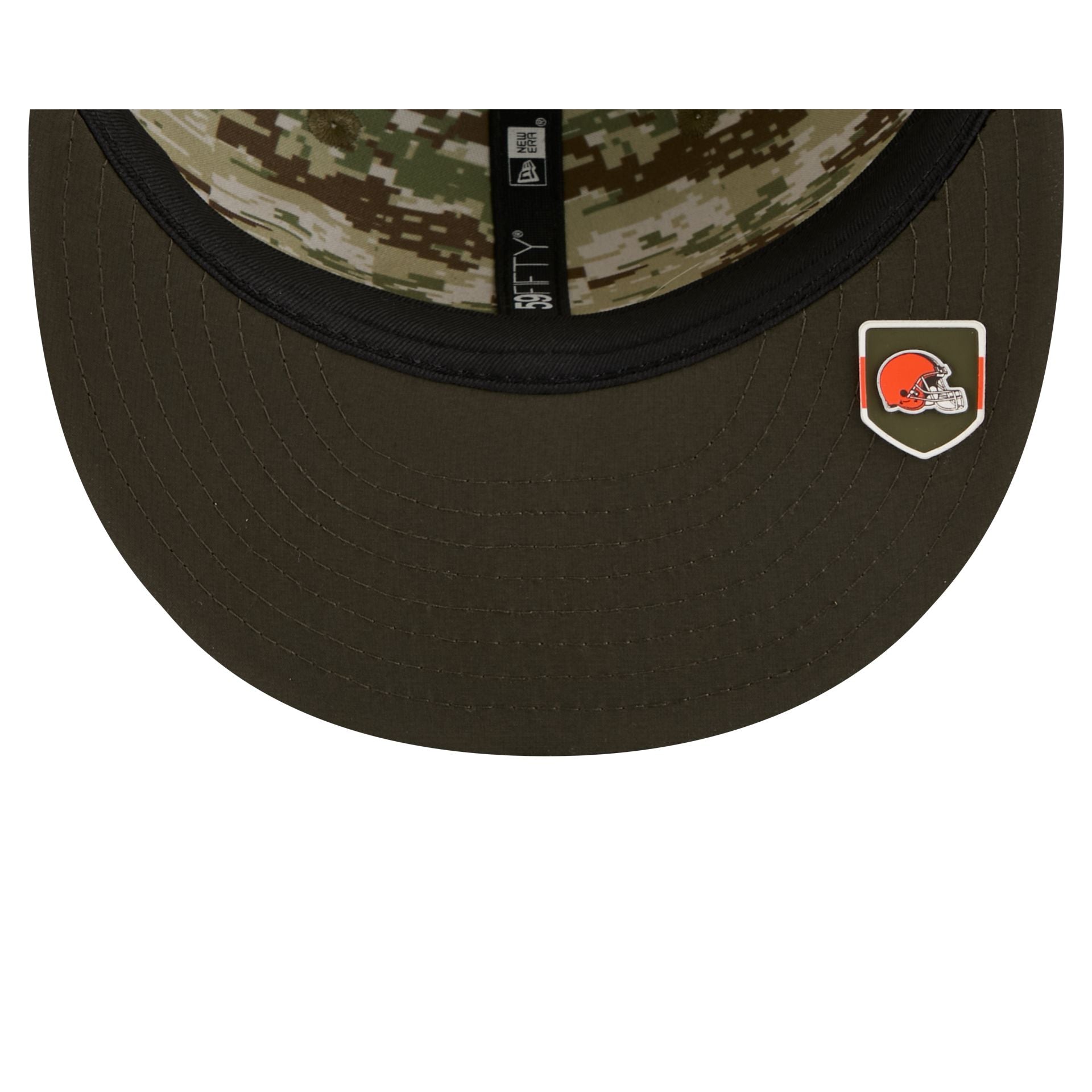 Cleveland Browns 2025 Salute to Service 59FIFTY Fitted Hat - Image 7