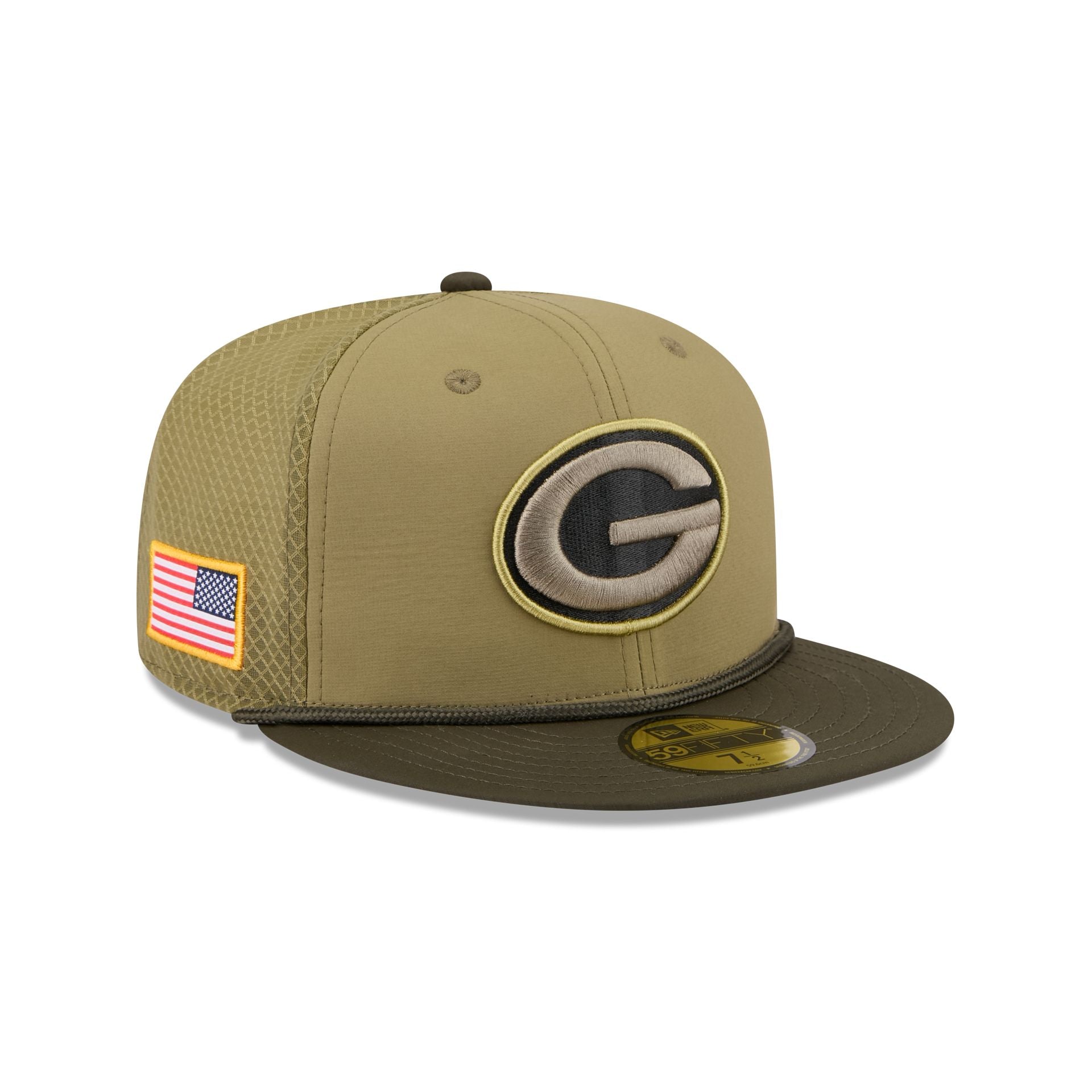 Green Bay Packers 2025 Salute to Service 59FIFTY Fitted Hat