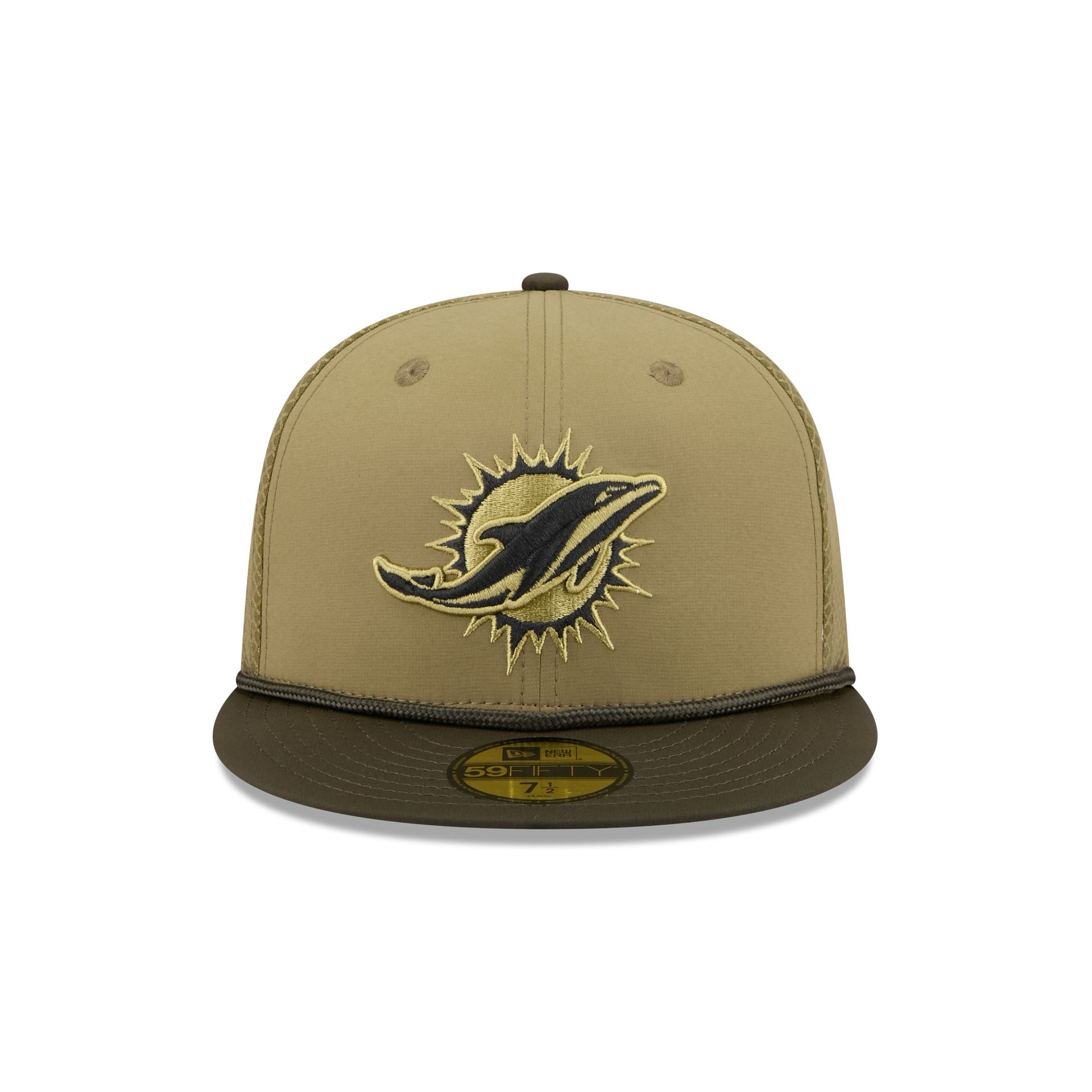 Miami Dolphins 2025 Salute to Service 59FIFTY Fitted Hat - Image 2