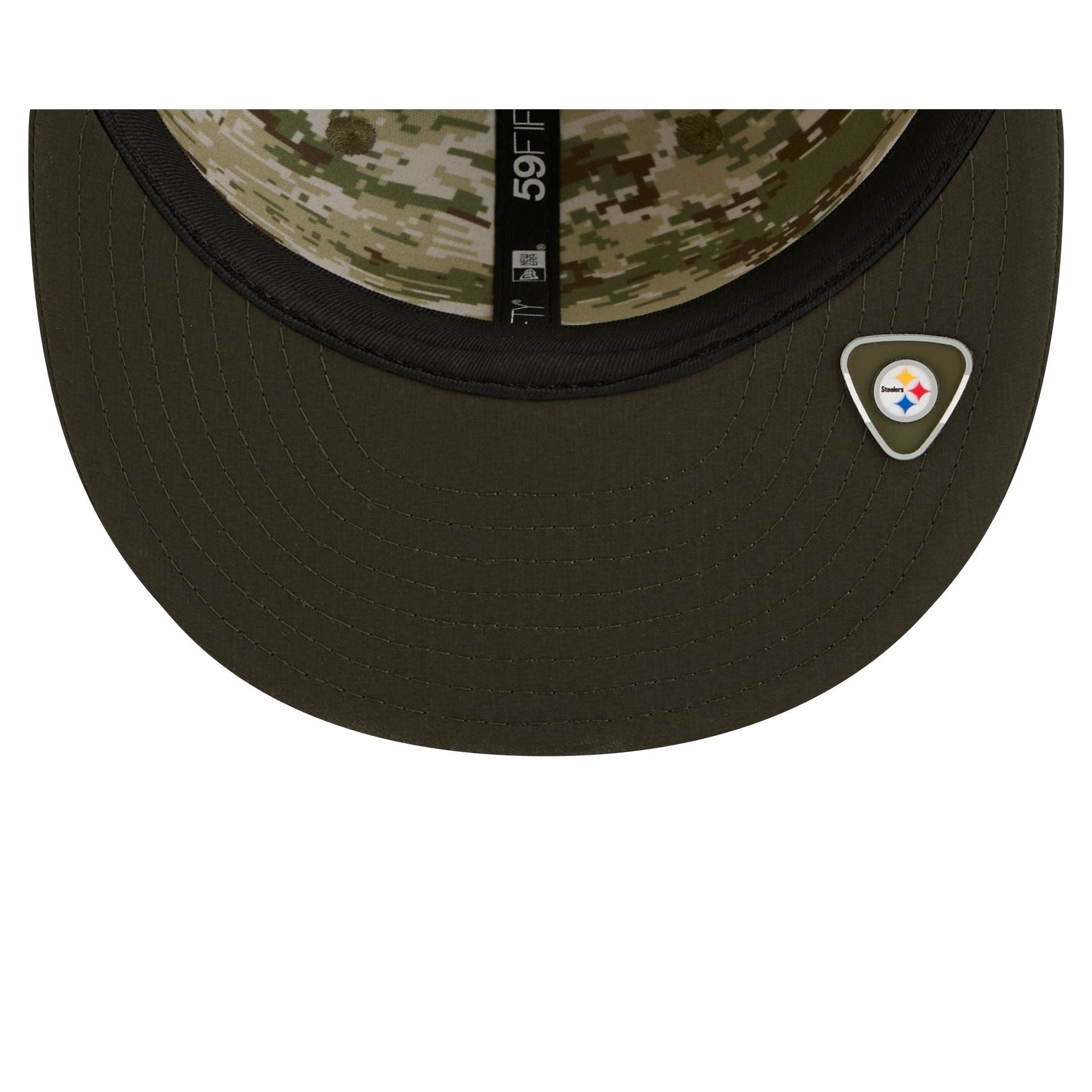 Pittsburgh Steelers 2025 Salute to Service 59FIFTY Fitted Hat - Image 7