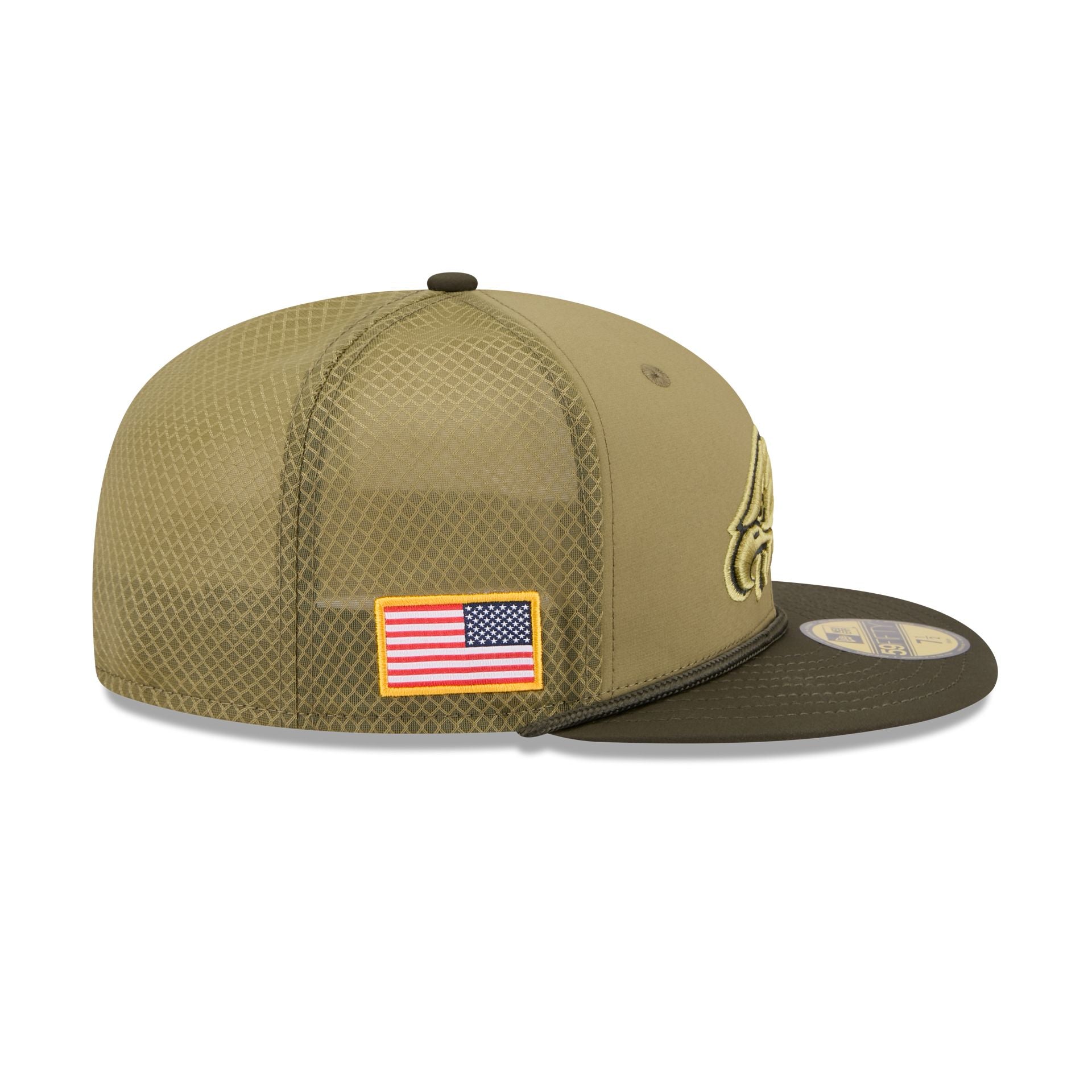 Philadelphia Eagles 2025 Salute to Service 59FIFTY Fitted Hat - Image 4