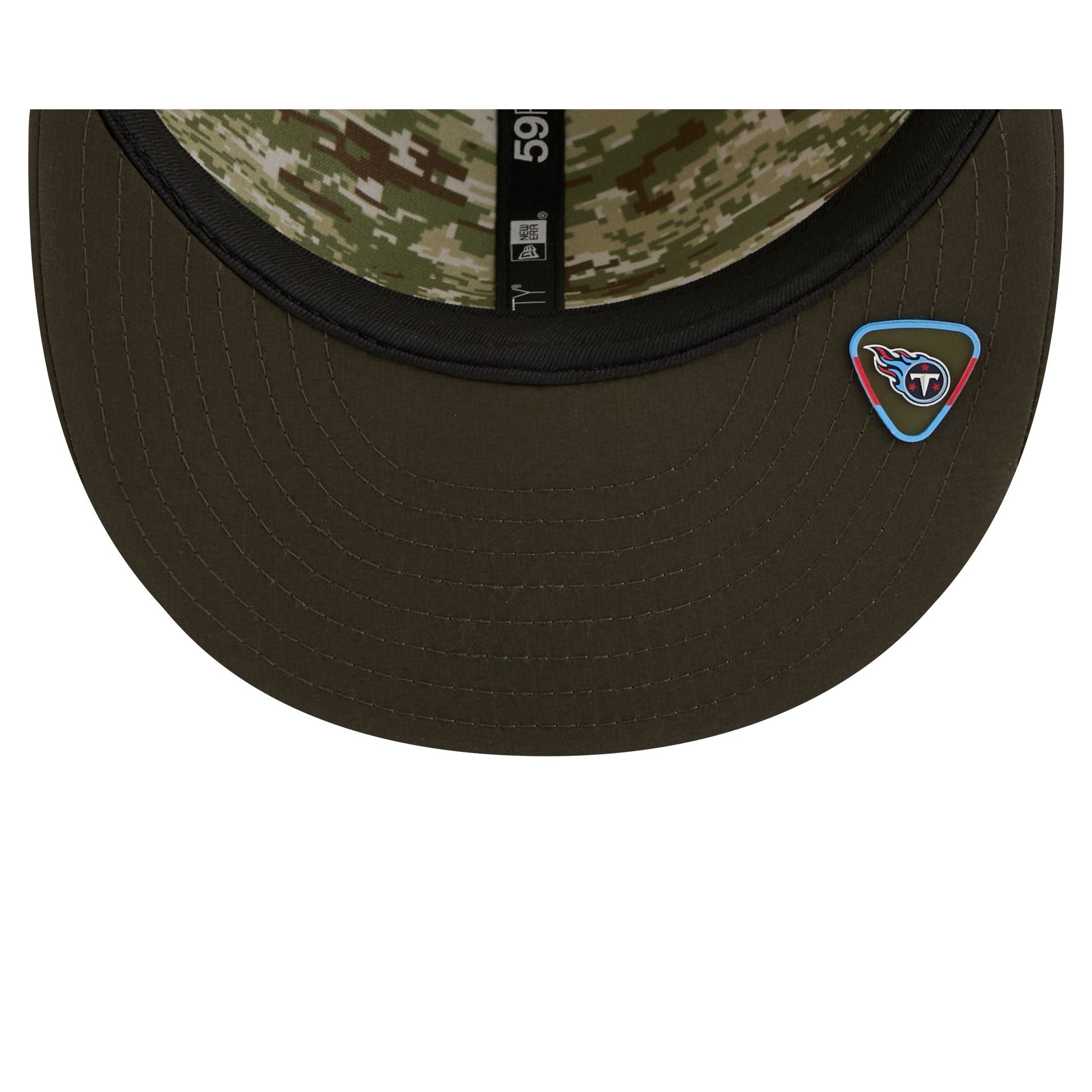 Tennessee Titans 2025 Salute to Service 59FIFTY Fitted Hat - Image 7