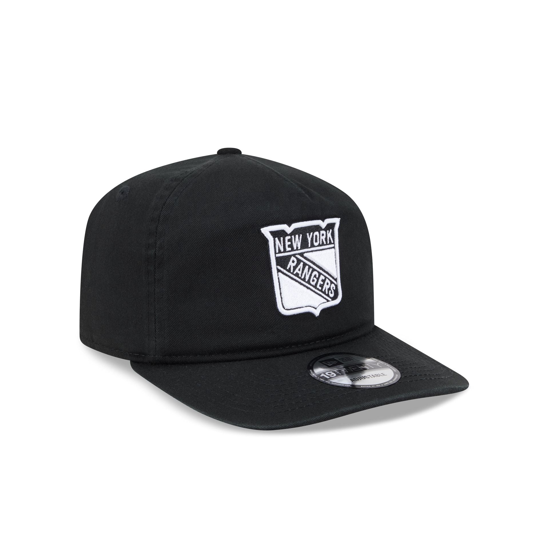 New York Rangers Black and White 19TWENTY Snapback Hat - Image 3