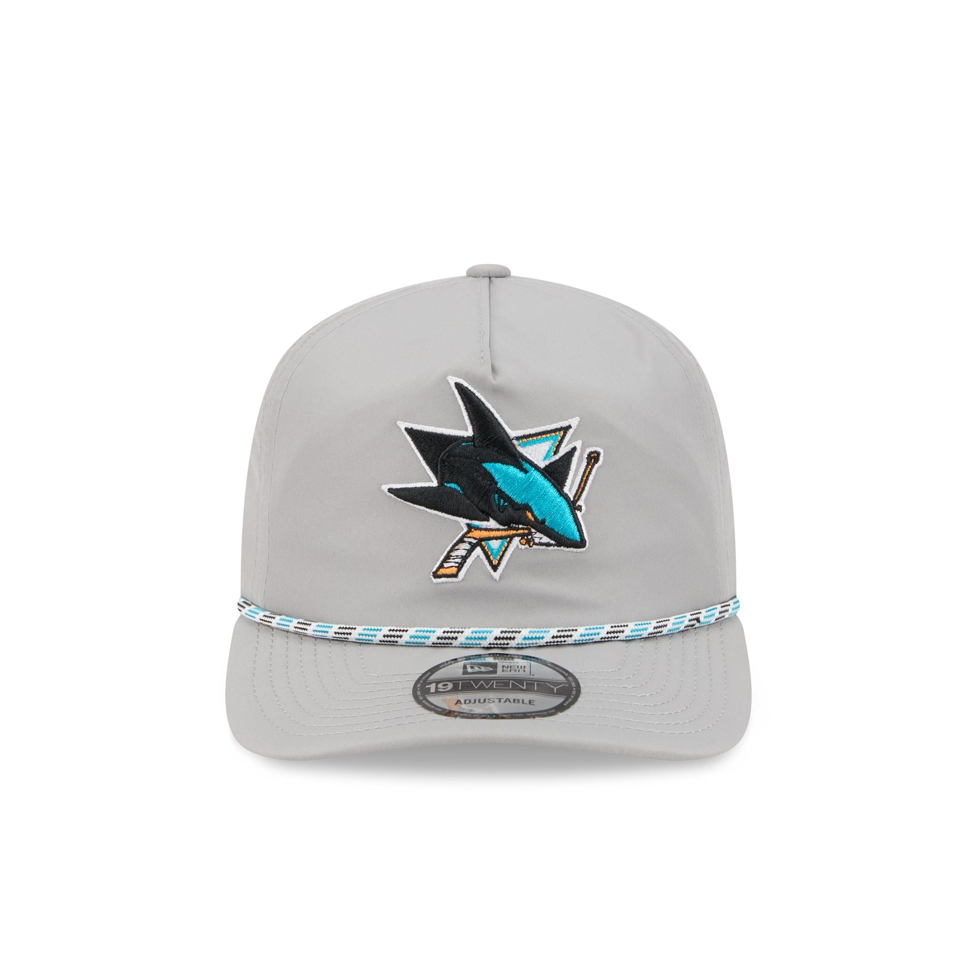 San Jose Sharks Gray 19TWENTY Snapback Hat - Image 2
