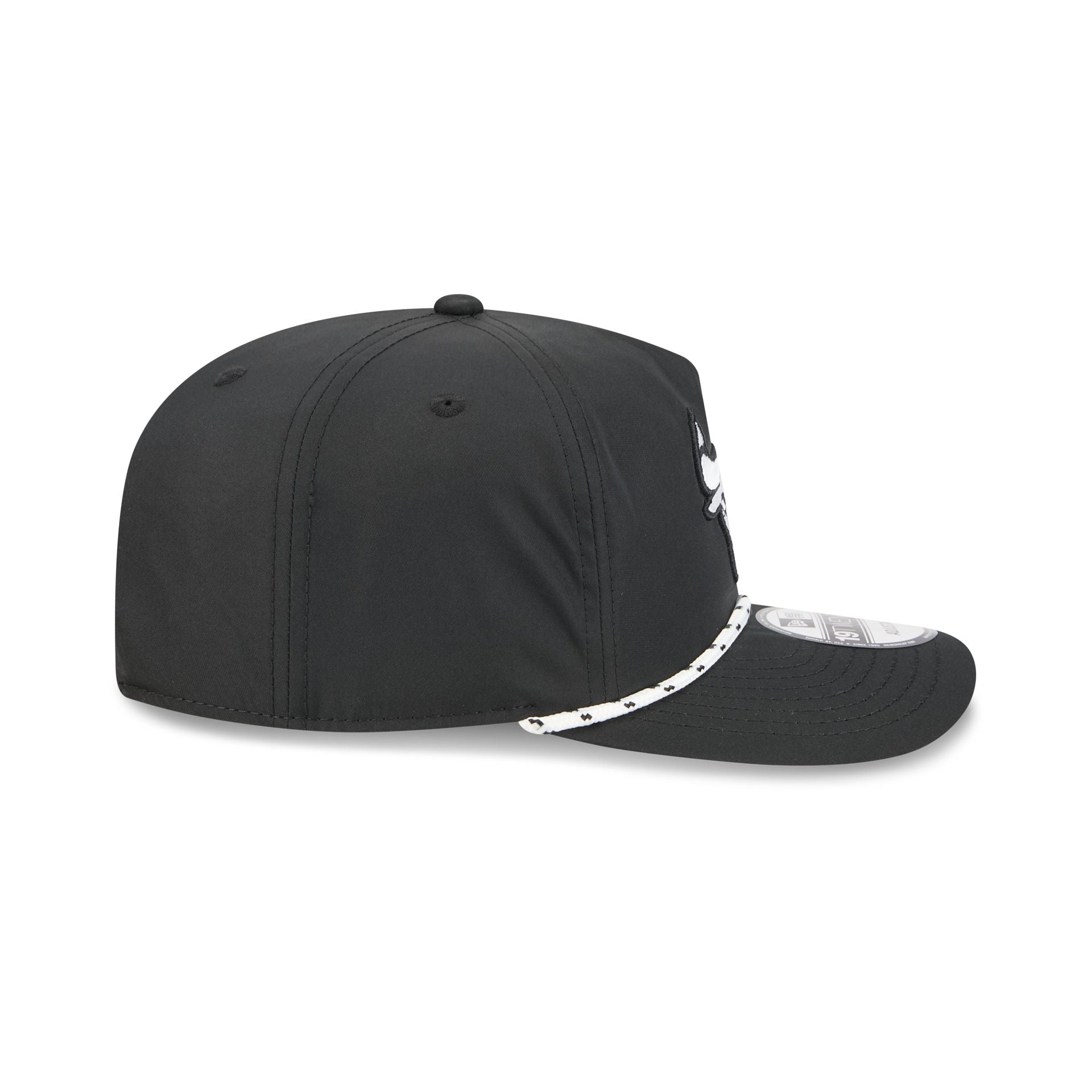 Chicago Bulls Black and White Rope 19TWENTY Snapback Hat - Image 5