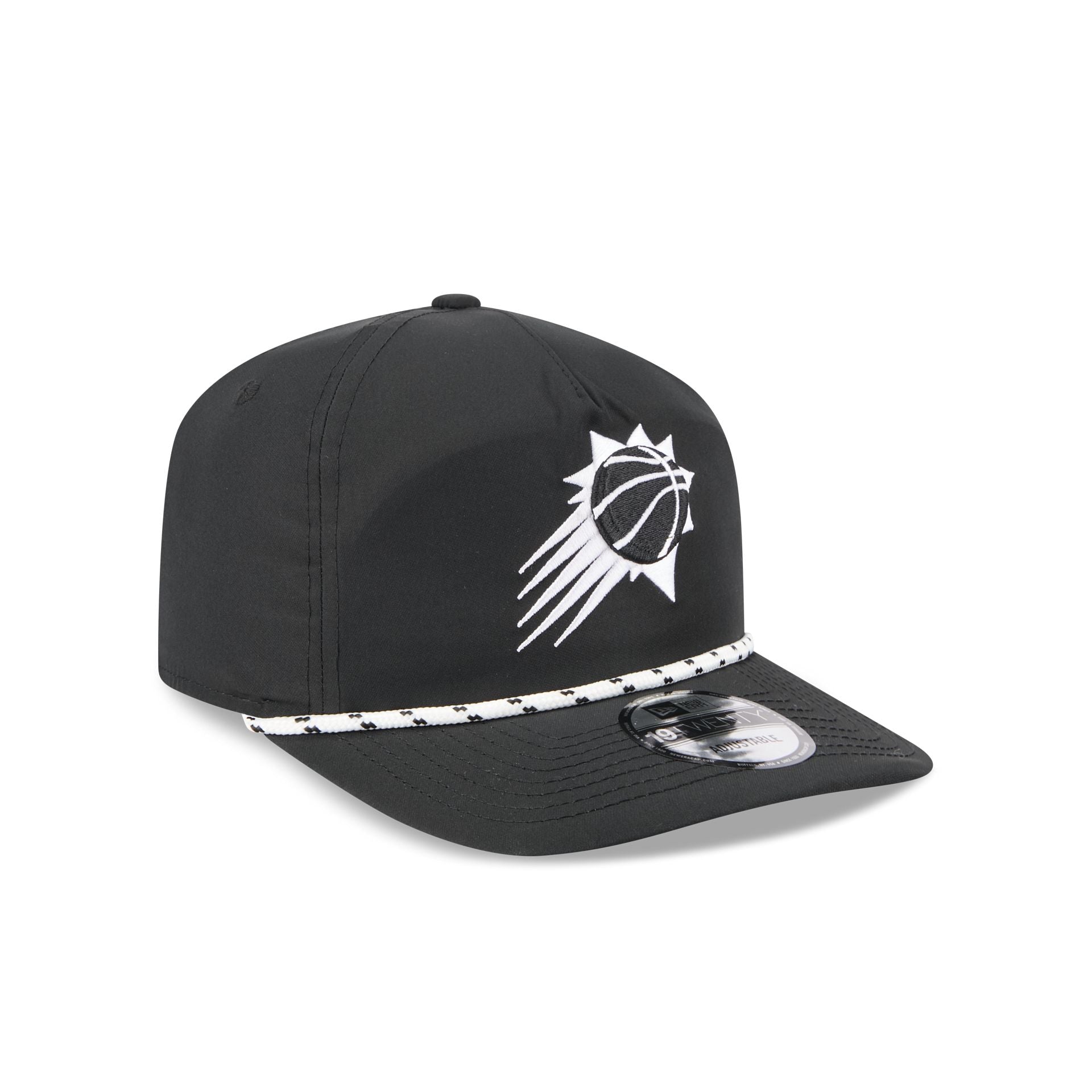 Phoenix Suns Black and White Rope 19TWENTY Snapback Hat - Image 3