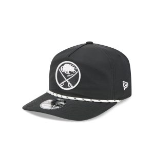 Buffalo Sabres Black and White Rope 19TWENTY Snapback Hat