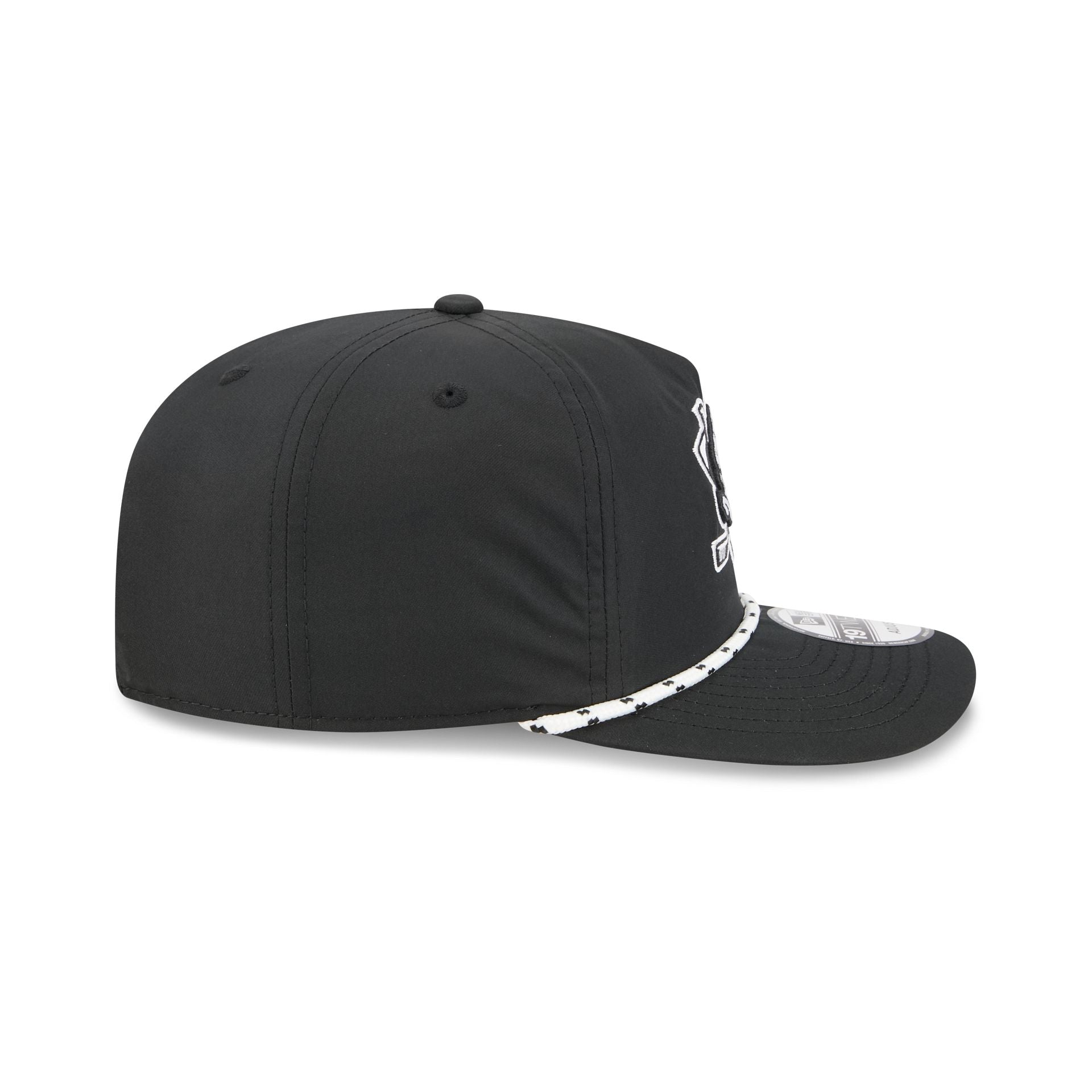 Anaheim Ducks Black and White Rope 19TWENTY Snapback Hat - Image 5