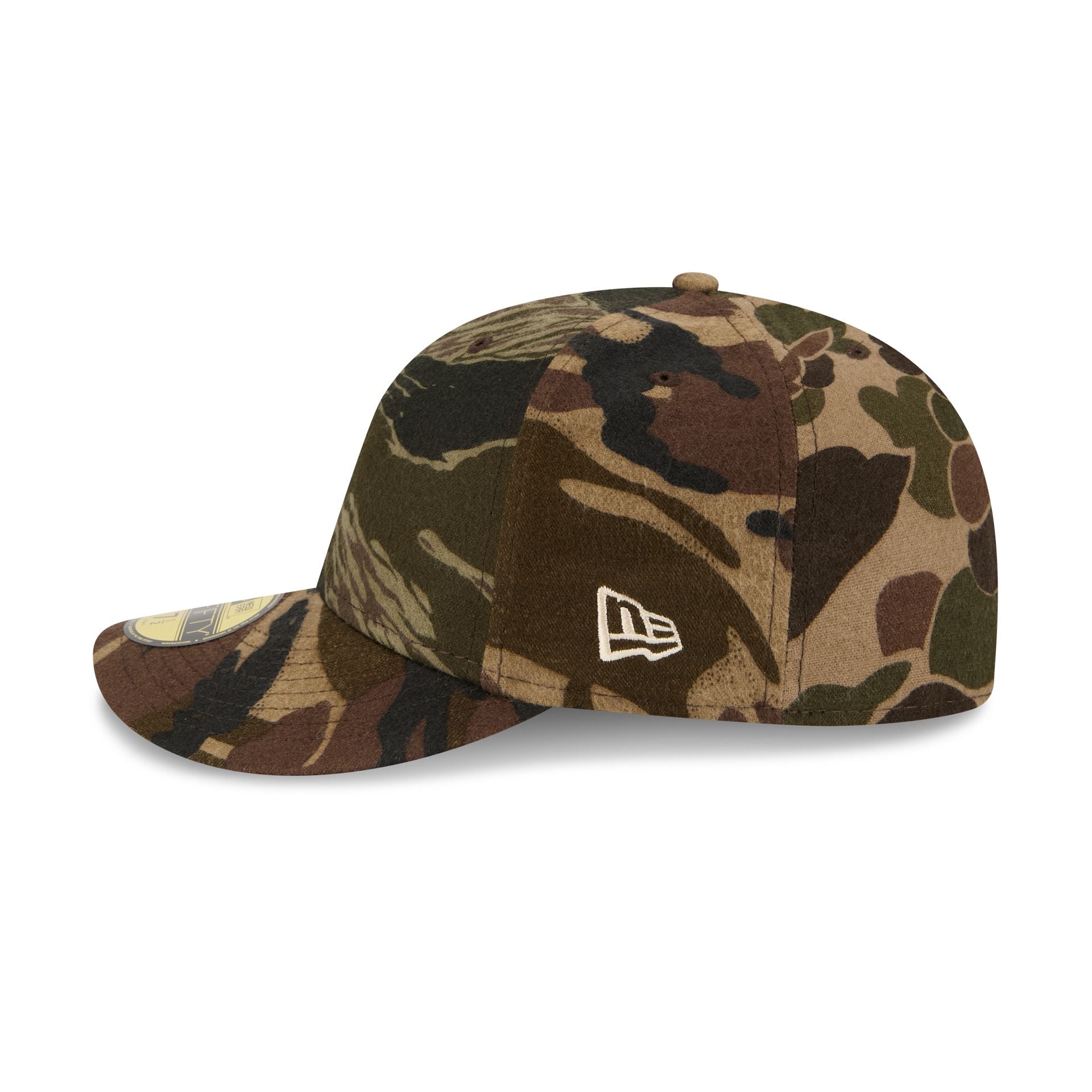 New Era Cap Three Looms Wool Woodland Camo 59FIFTY Fitted Hat - Image 4