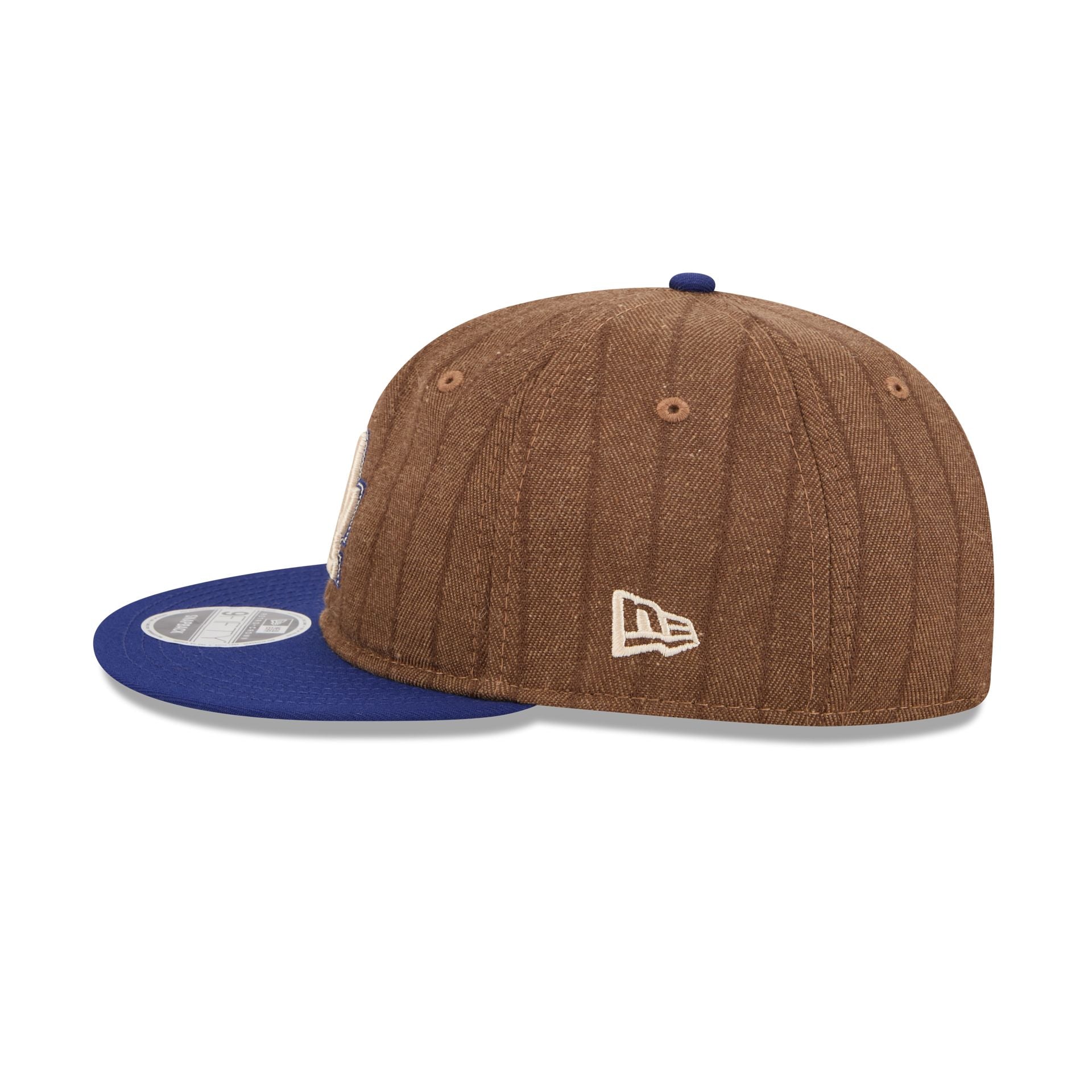 Los Angeles Dodgers Three Looms Wool Pinstripe Retro Crown 9FIFTY Adjustable Hat - Image 5