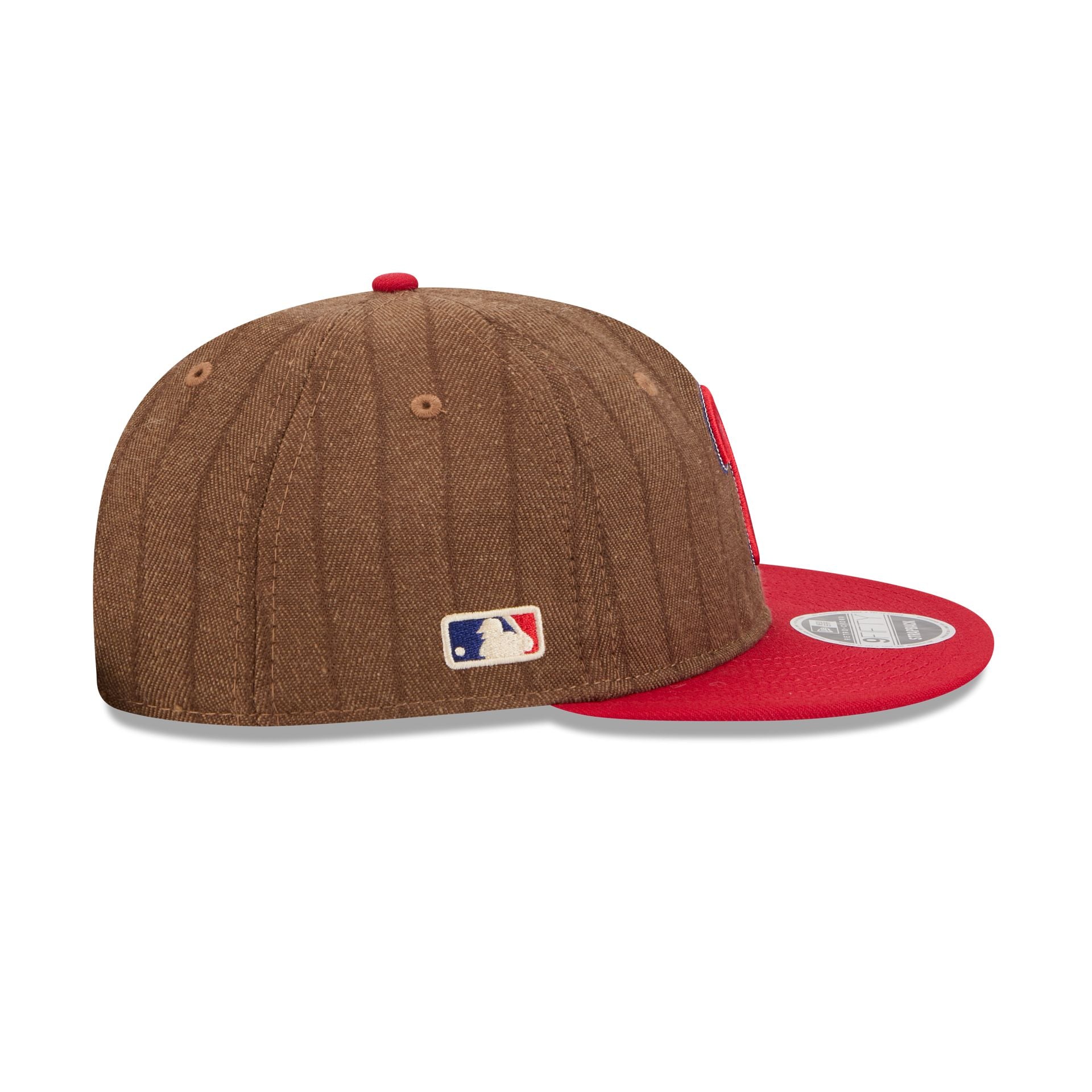 Philadelphia Phillies Three Looms Wool Pinstripe Retro Crown 9FIFTY Adjustable Hat - Image 4