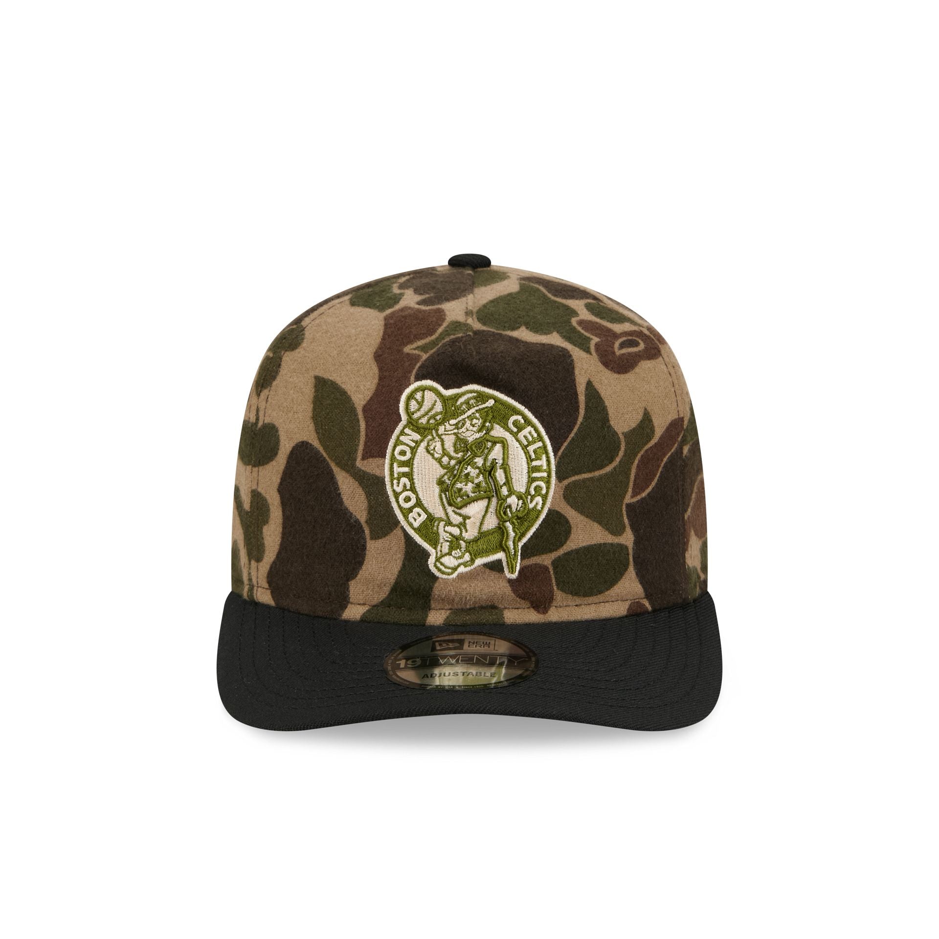 Boston Celtics Three Looms Wool Duck Camo 19TWENTY Adjustable Hat - Image 2