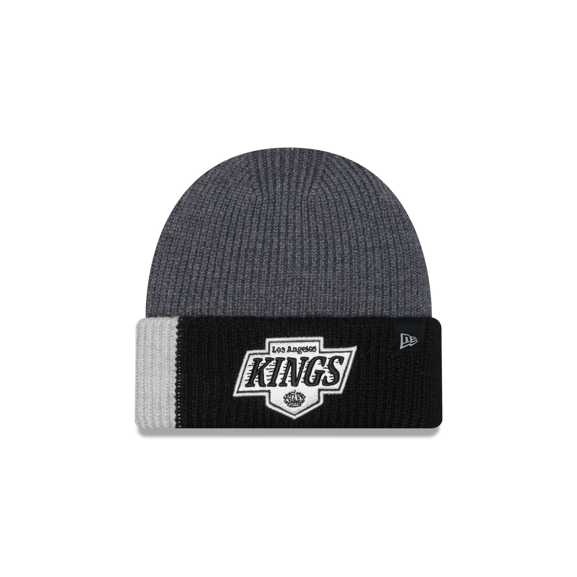 Los Angeles Kings Merino Wool Color Block Cuff Knit Hat