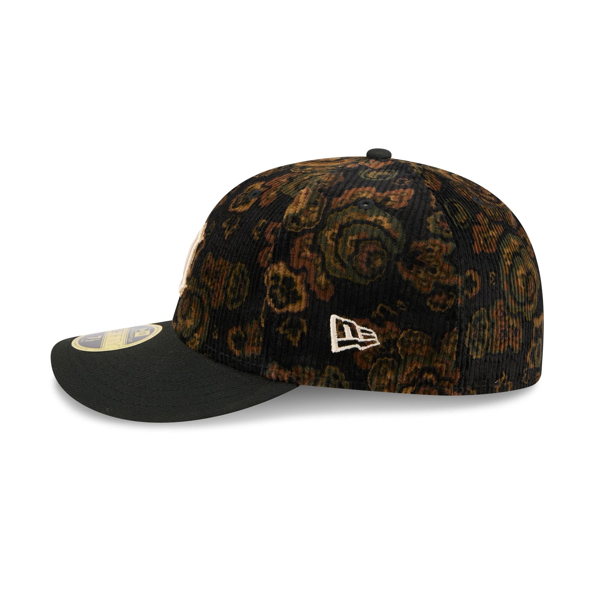 Detroit Tigers Three Looms Floral Cord Low Profile 59FIFTY Fitted Hat - Image 4