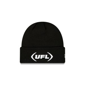 UFL Black Cuff Knit Beanie