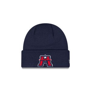 Houston Roughnecks Navy Cuff Knit Beanie