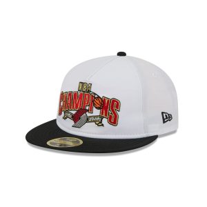 Portland Trail Blazers Champions White Retro Crown 59FIFTY Fitted Hat