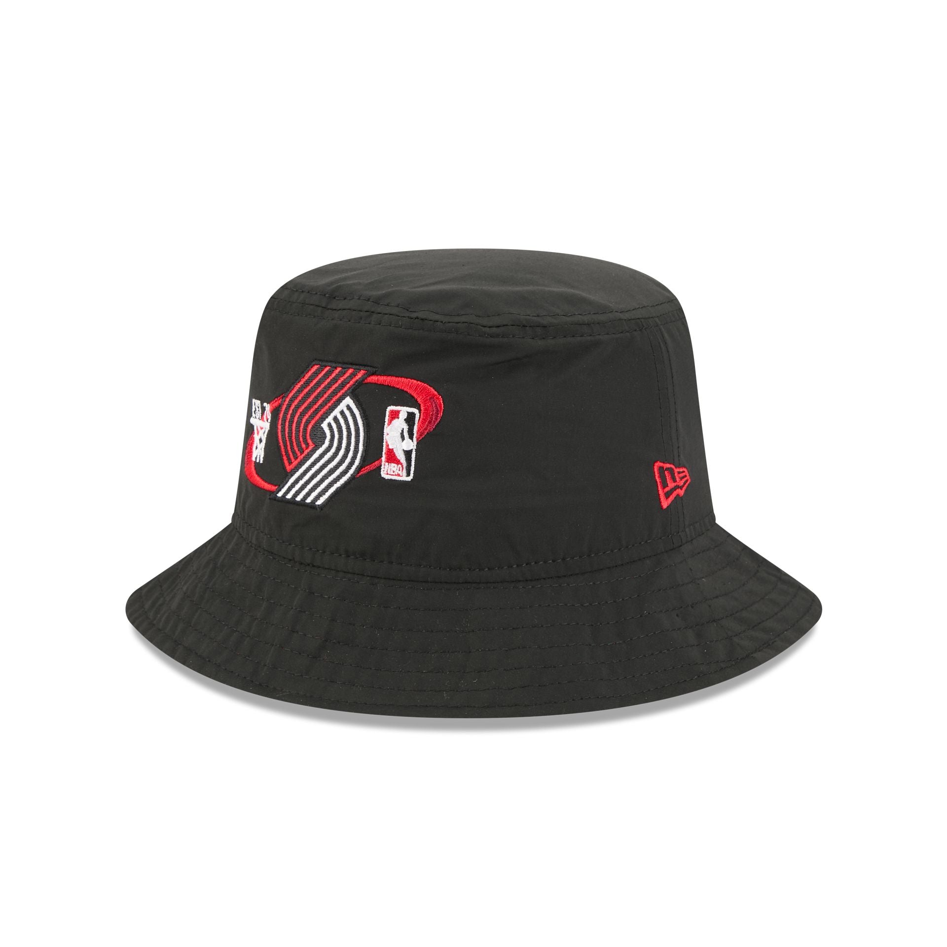 Portland Trail Blazers Nylon Logo Bucket Hat