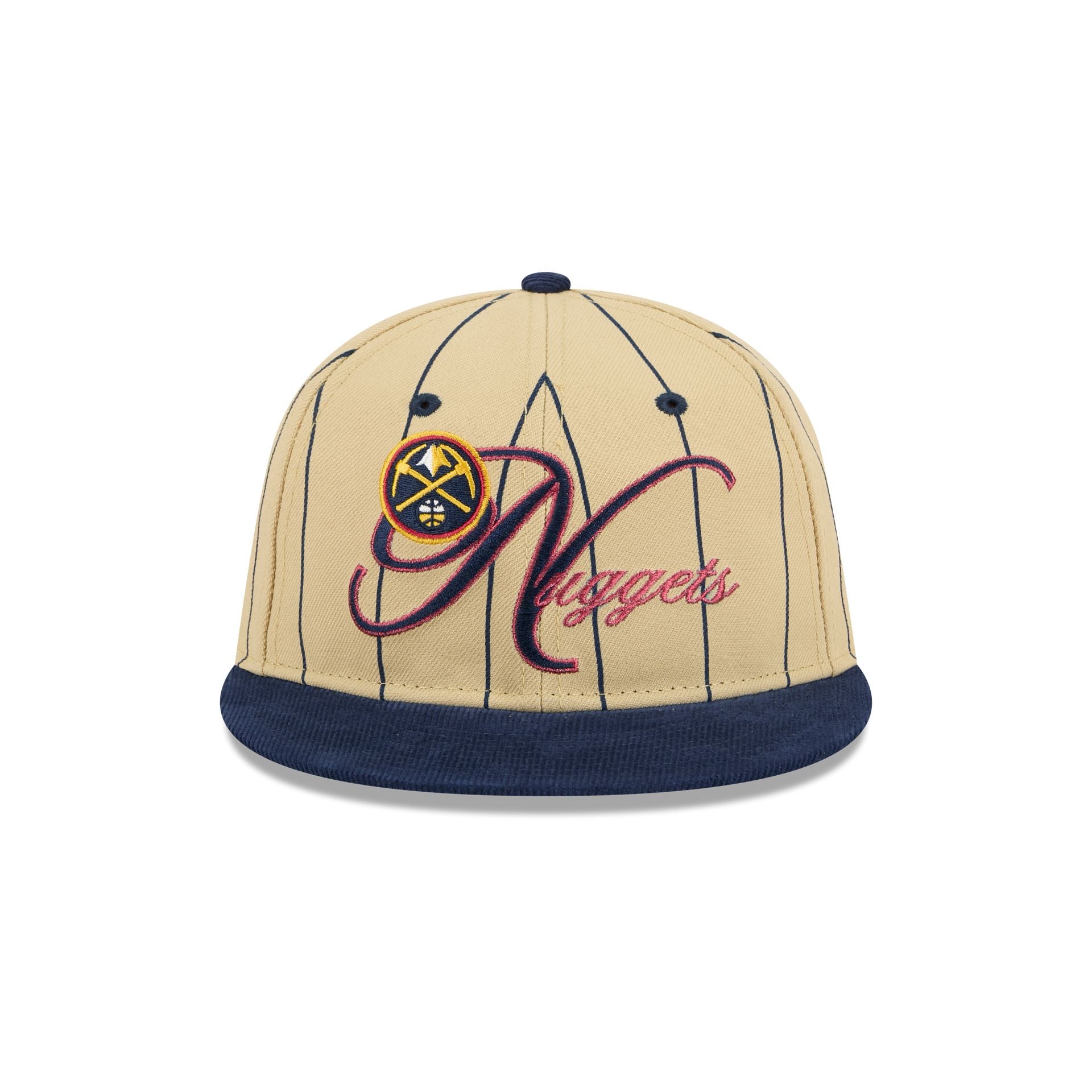 Denver Nuggets Pinstripe Script Retro Crown 9FIFTY Adjustable Hat - Image 2