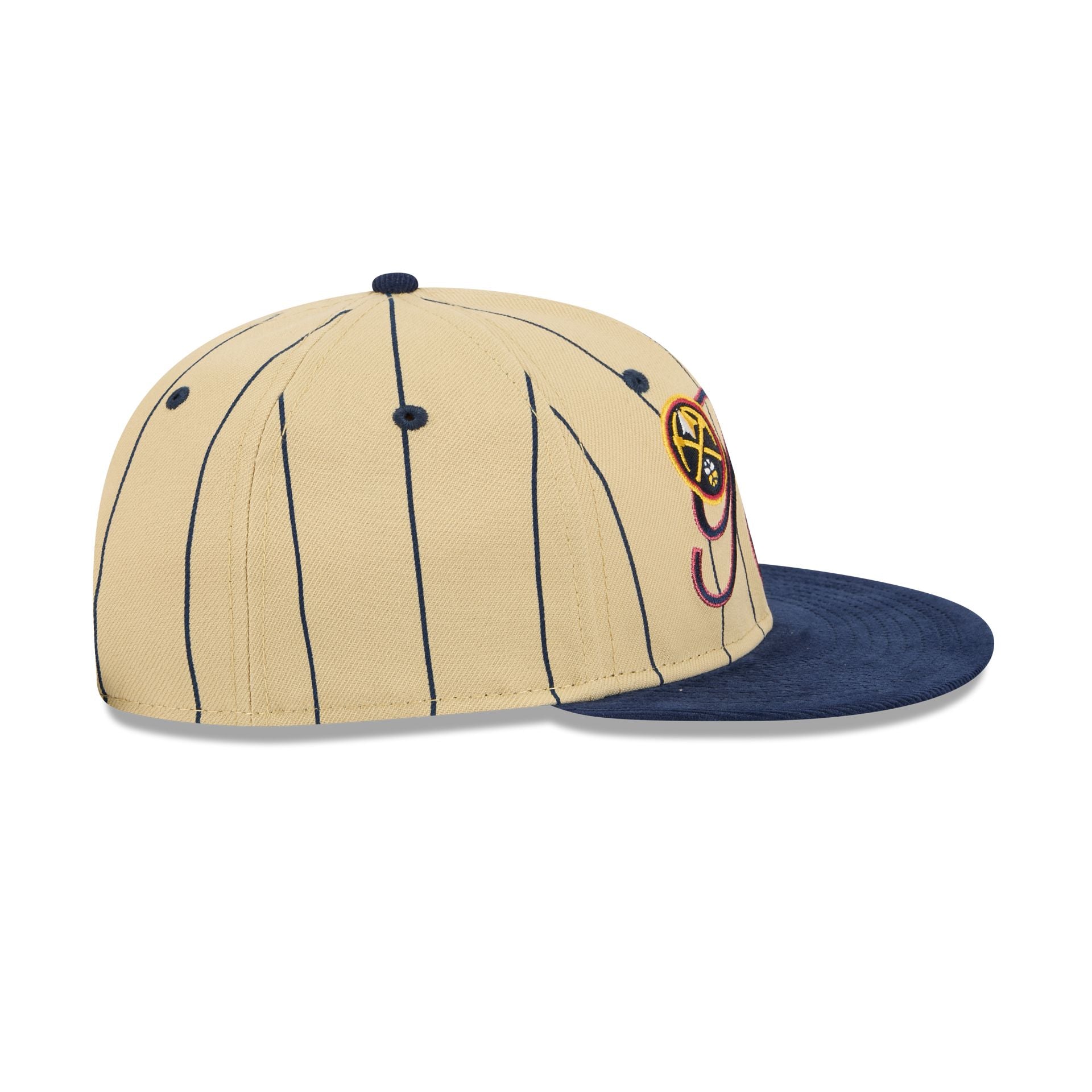 Denver Nuggets Pinstripe Script Retro Crown 9FIFTY Adjustable Hat - Image 5