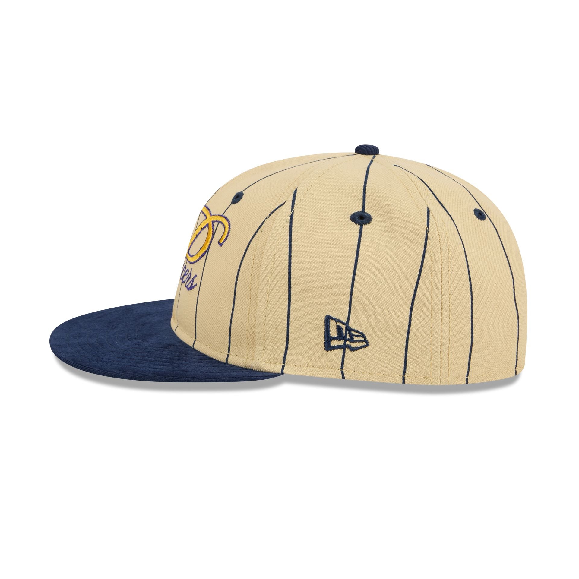 Indiana Pacers Pinstripe Script Retro Crown 9FIFTY Adjustable Hat - Image 4