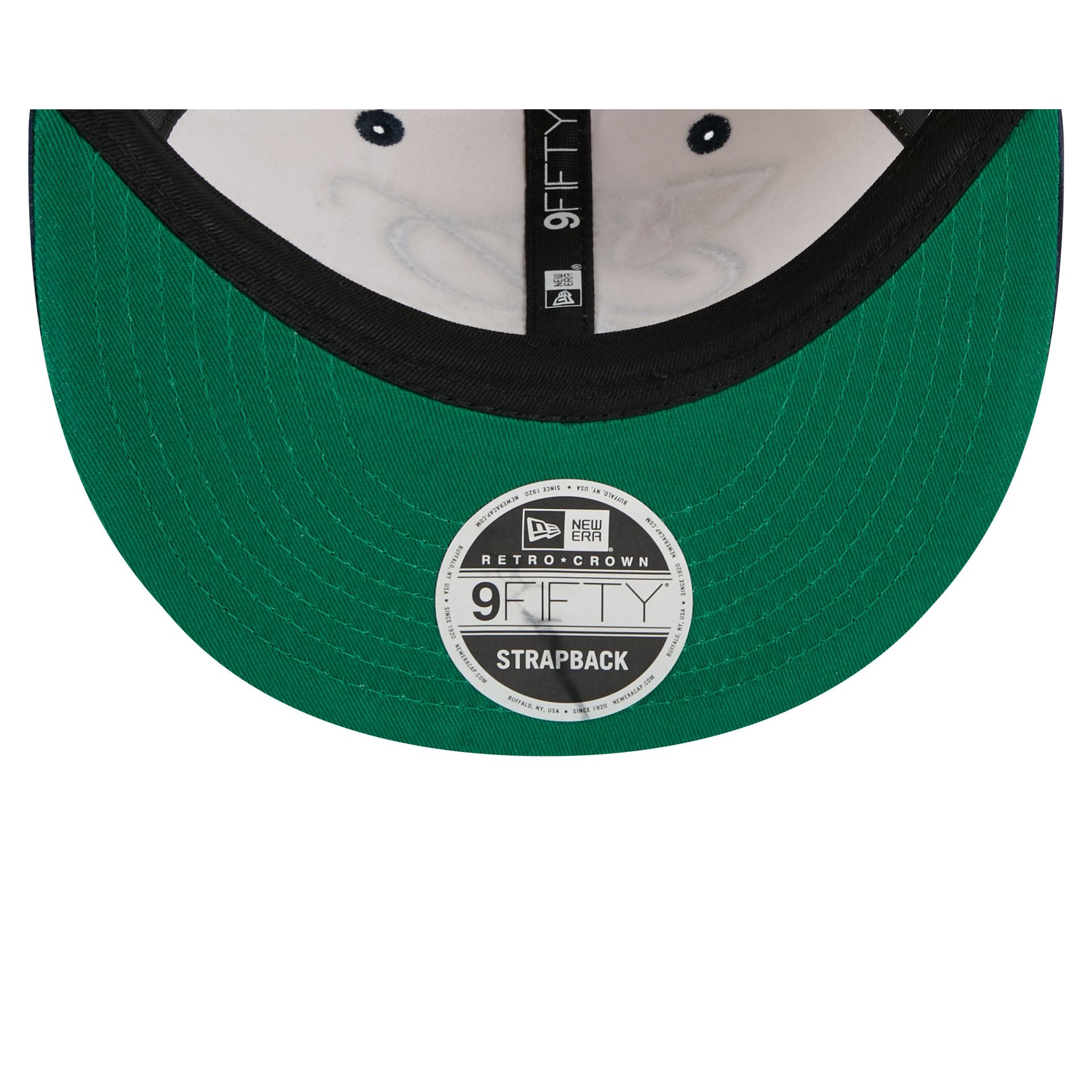 New Orleans Pelicans Pinstripe Script Retro Crown 9FIFTY Adjustable Hat - Image 7