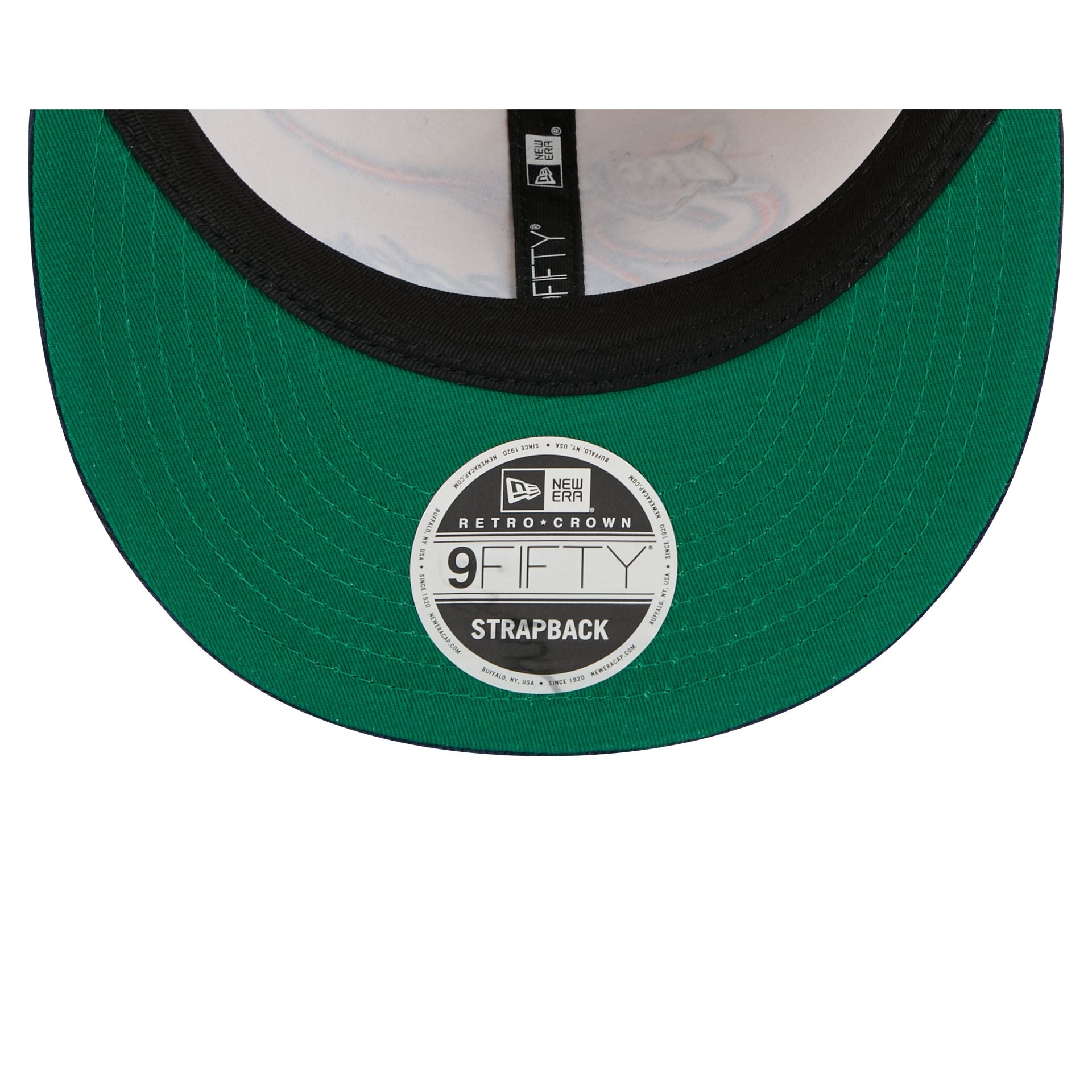 Oklahoma City Thunder Pinstripe Script Retro Crown 9FIFTY Adjustable Hat - Image 7