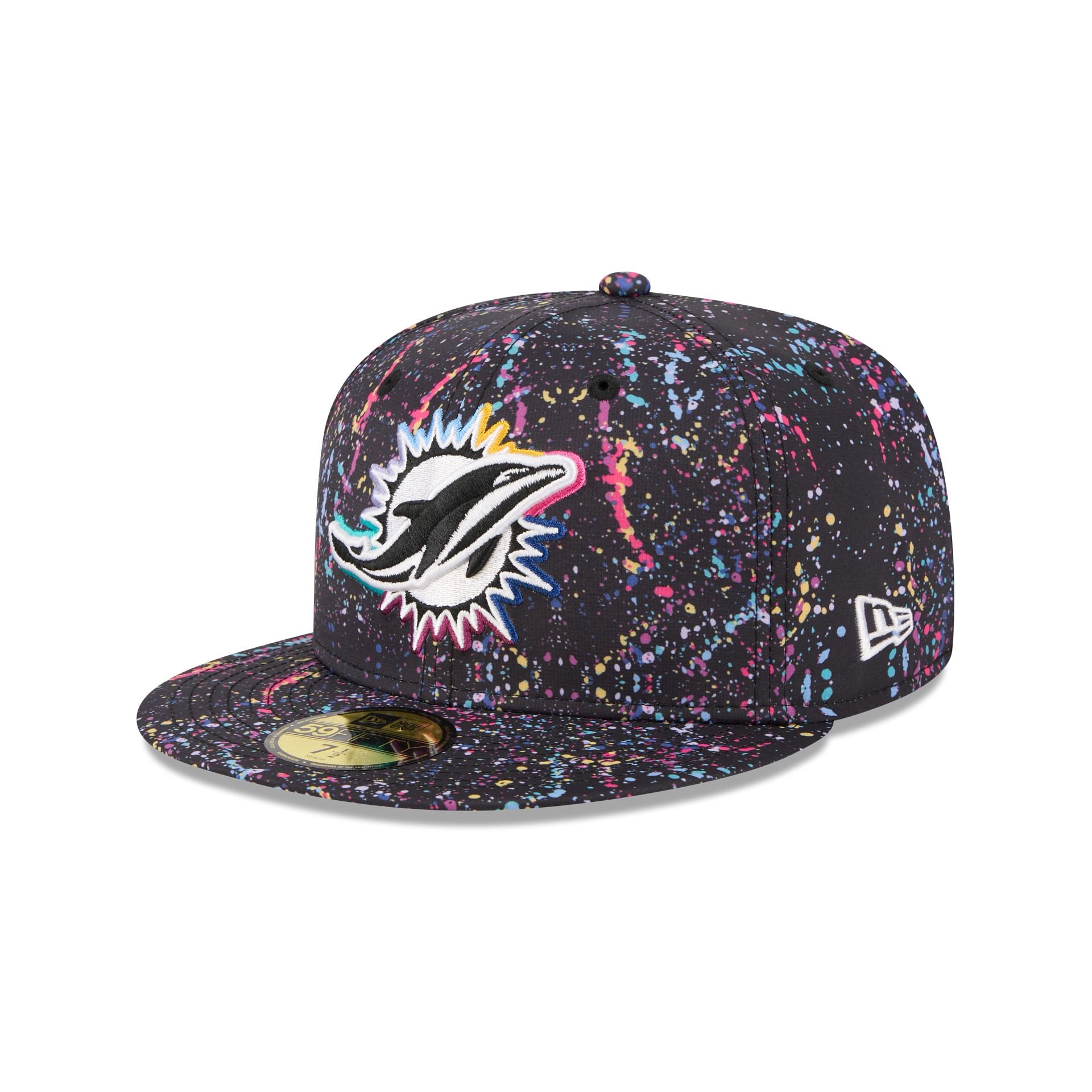 Miami Dolphins 2025 Crucial Catch 59FIFTY Fitted Hat - Image 3