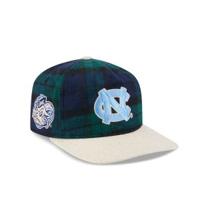 North Carolina Tar Heels Plaid Letterman 19TWENTY Adjustable Hat