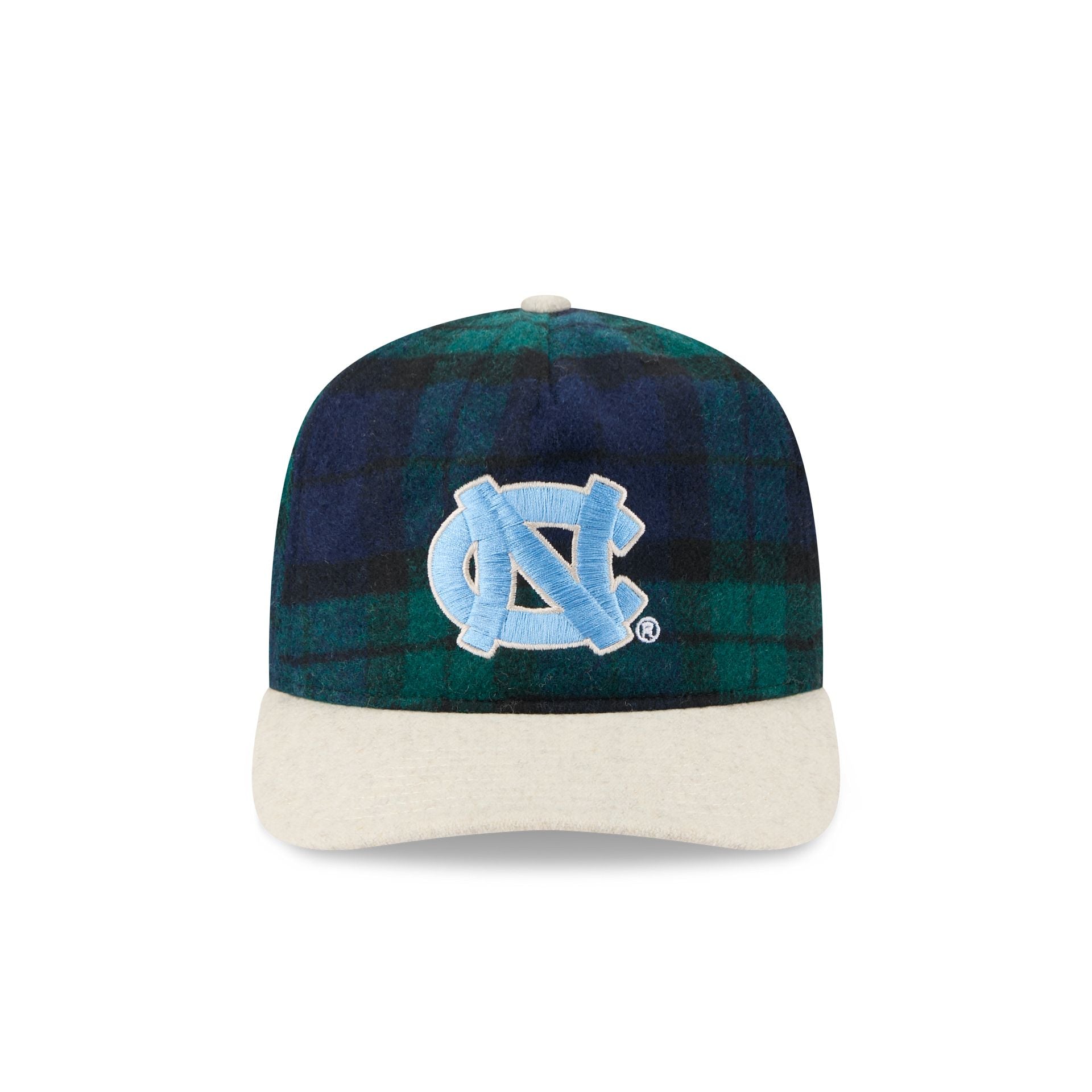 North Carolina Tar Heels Plaid Letterman 19TWENTY Adjustable Hat - Image 2