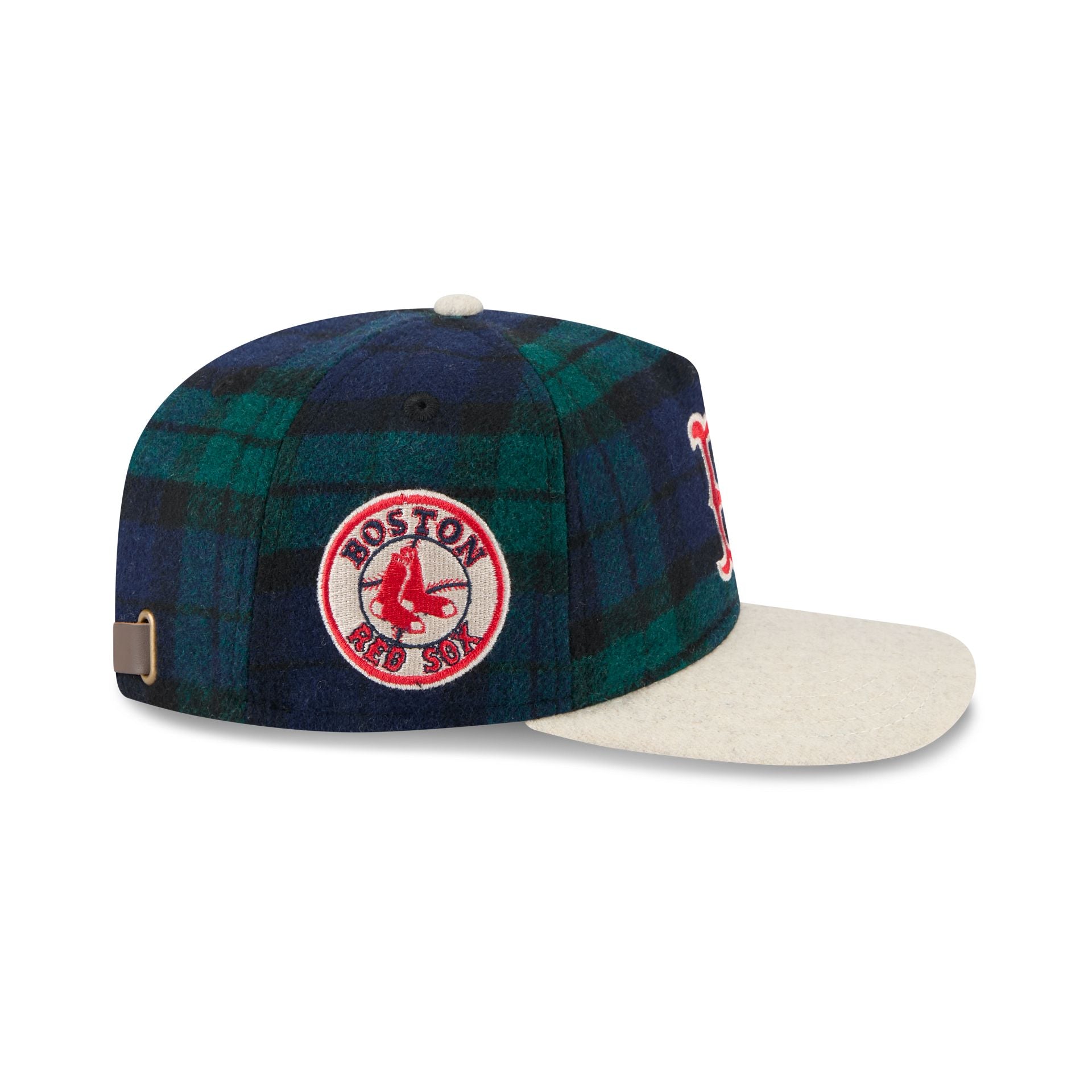 Boston Red Sox Plaid Letterman 19TWENTY Adjustable Hat - Image 4
