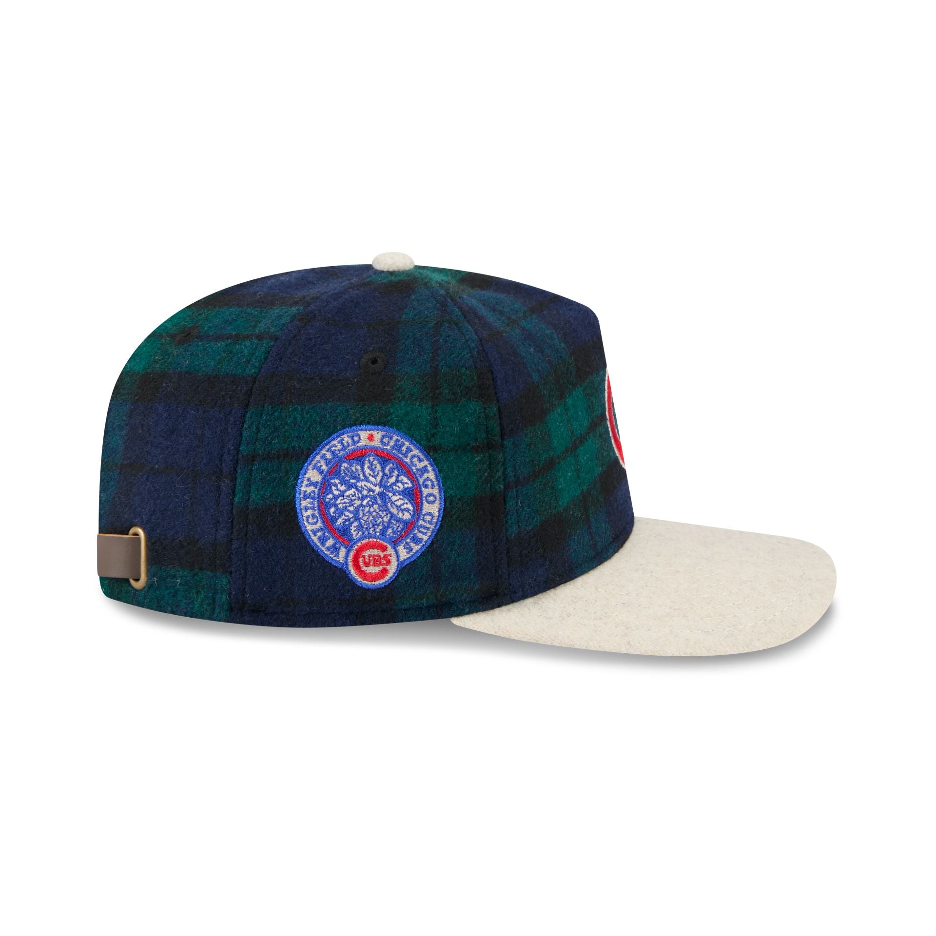 Chicago Cubs Plaid Letterman 19TWENTY Adjustable Hat - Image 4