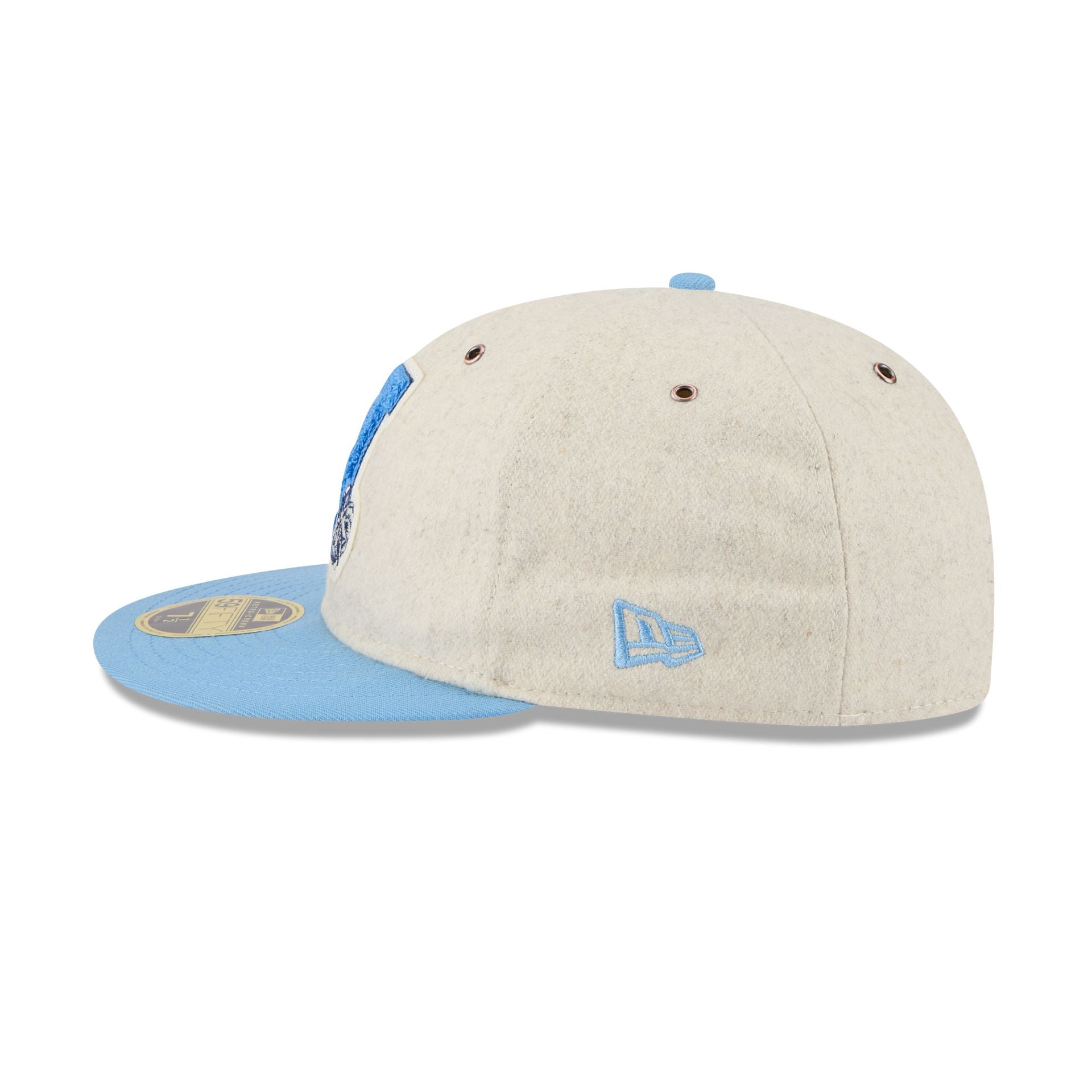 North Carolina Tar Heels College Vault Wool Letterman Retro Crown 59FIFTY Fitted Hat - Image 4