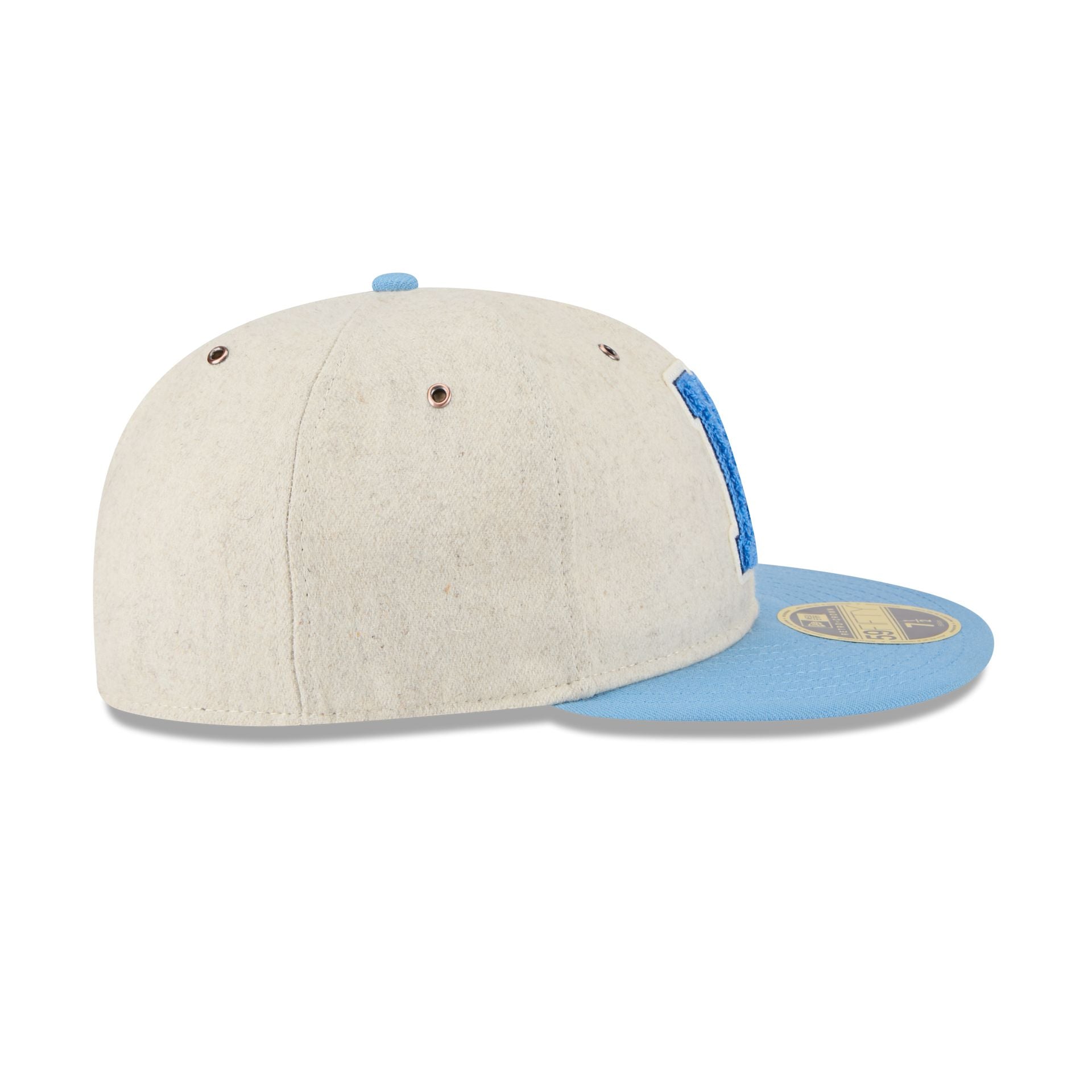 North Carolina Tar Heels College Vault Wool Letterman Retro Crown 59FIFTY Fitted Hat - Image 5